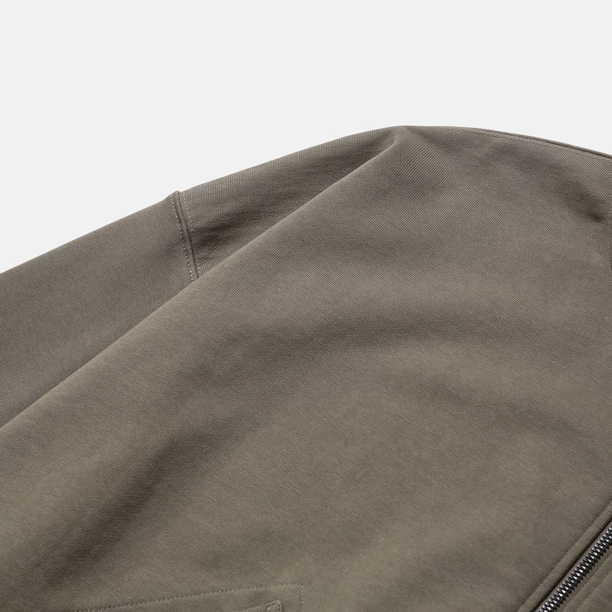 모이프(MOIF) [AW25] BAGGY ZIP HOODED SWEAT / OLIVE