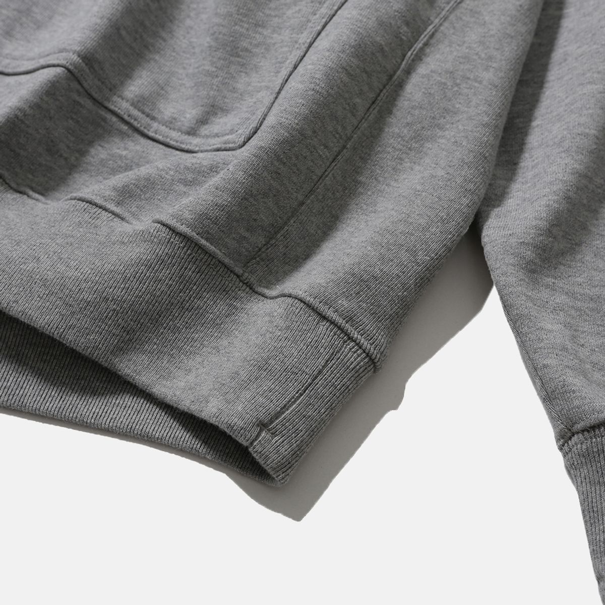 모이프(MOIF) [AW25] BAGGY ZIP HOODED SWEAT / HEATHER GRAY