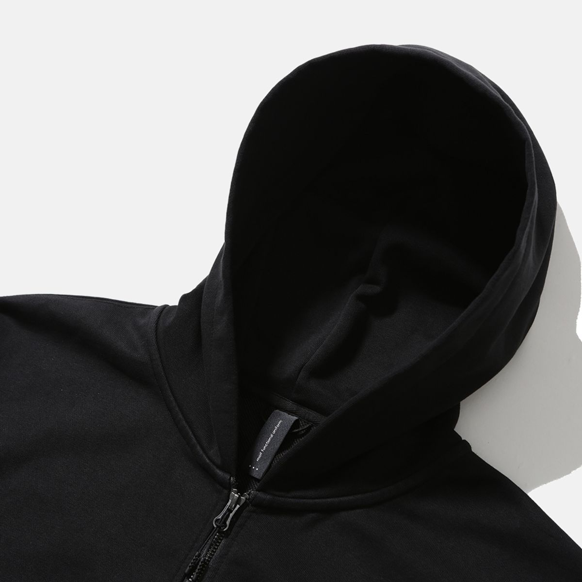 모이프(MOIF) [AW25] BAGGY ZIP HOODED SWEAT / BLACK