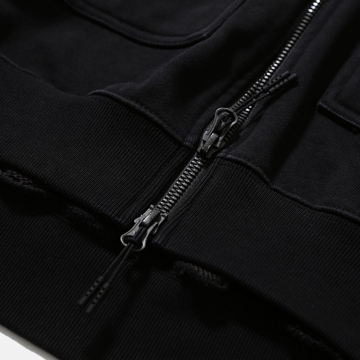 모이프(MOIF) [AW25] BAGGY ZIP HOODED SWEAT / BLACK