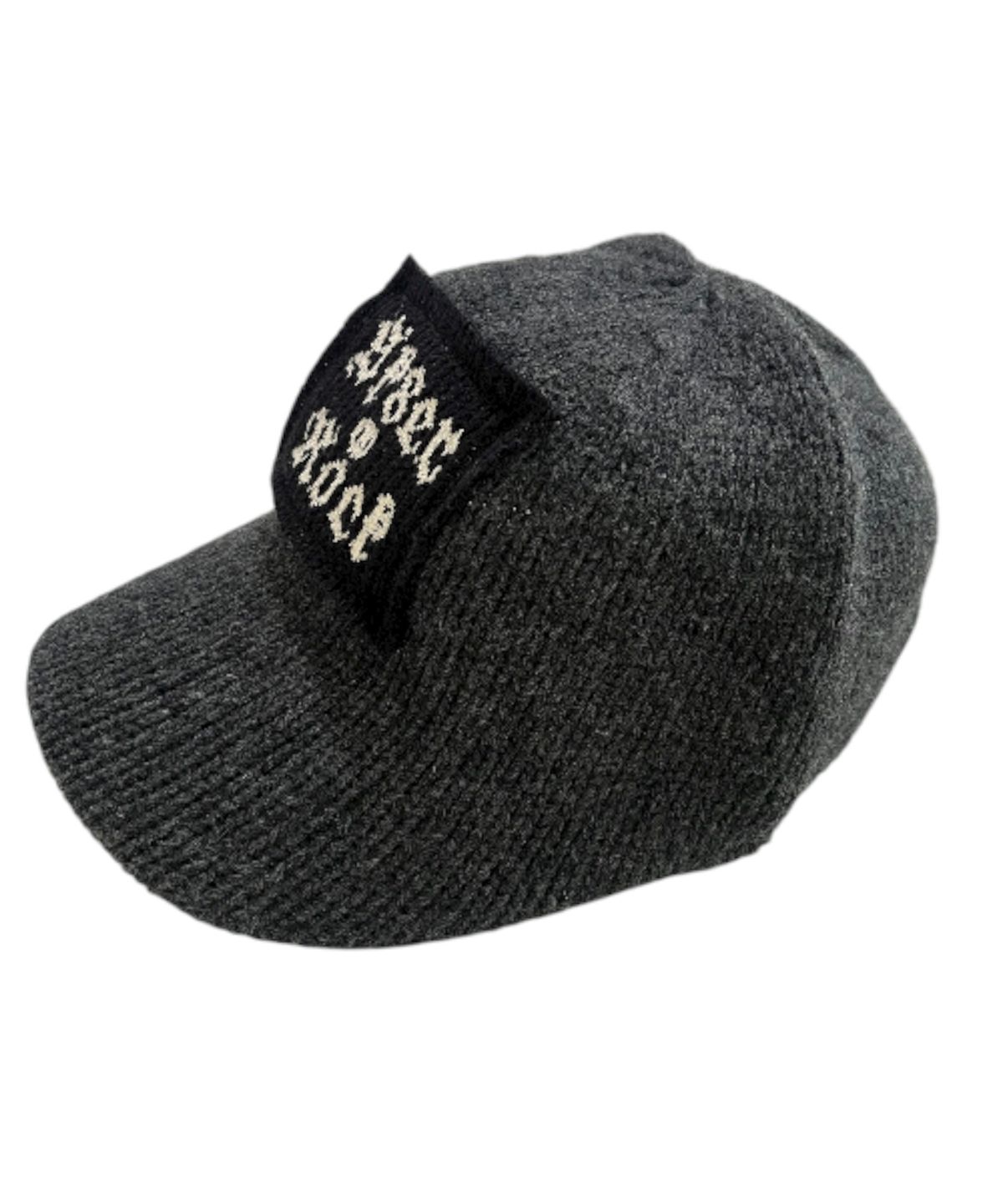 스케이터락(SK8ER ROCK) Patchwork Knit Ball Cap ((charcoal))