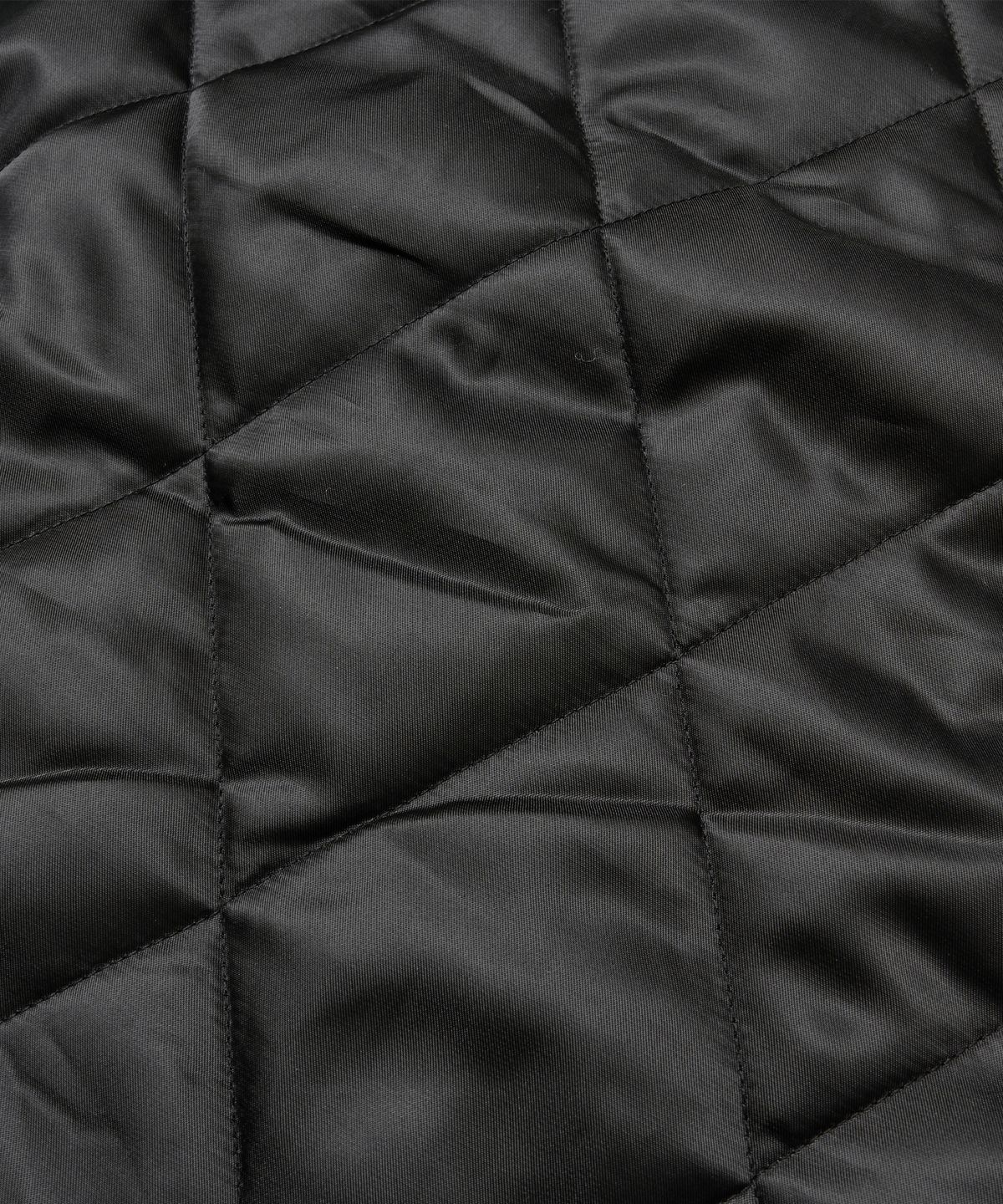 브라운브레스(BROWNBREATH) TAG CORDUROY PADDED HOOD ZIP UP - BLACK