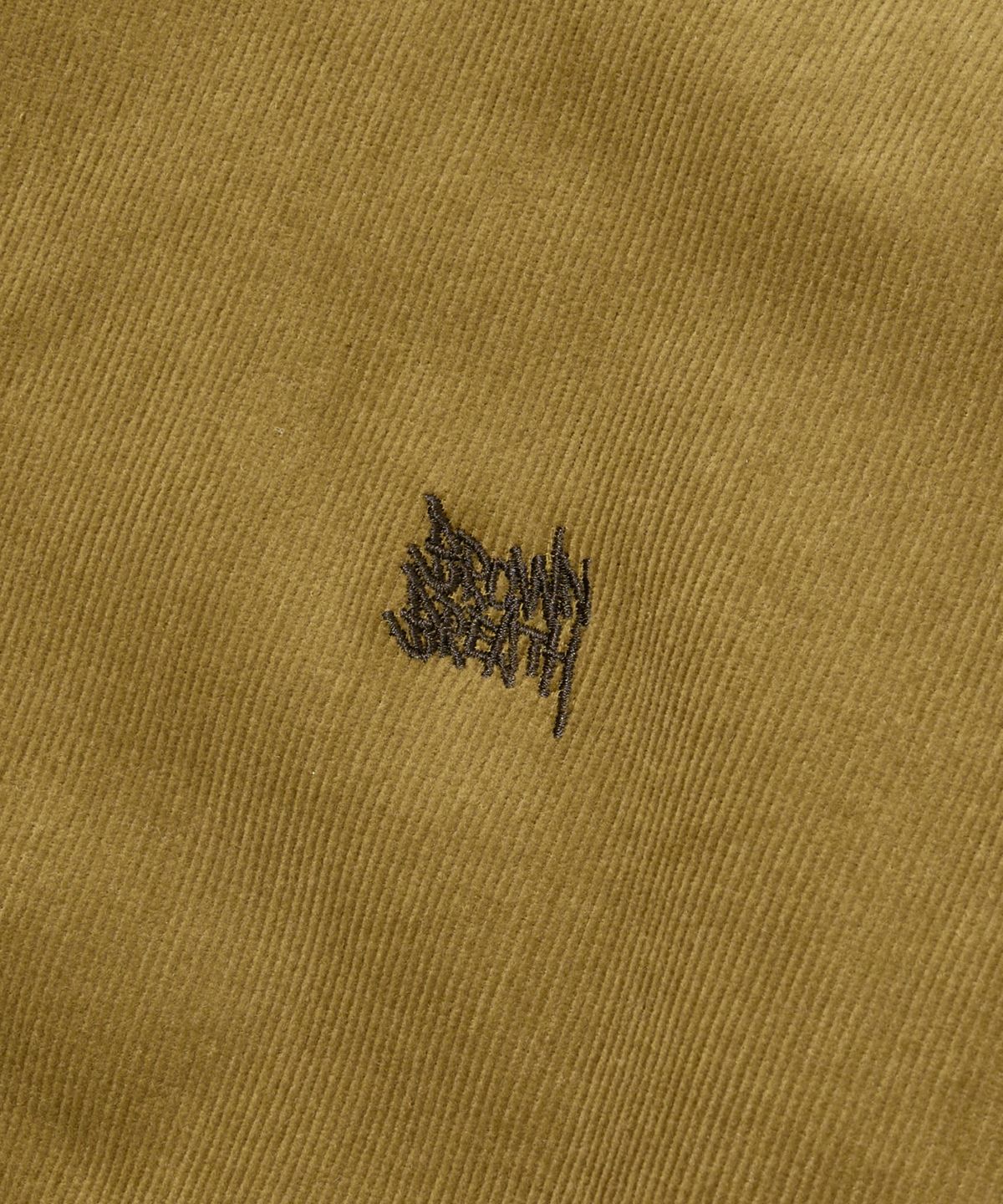 브라운브레스(BROWNBREATH) TAG CORDUROY PADDED HOOD ZIP UP - BEIGE