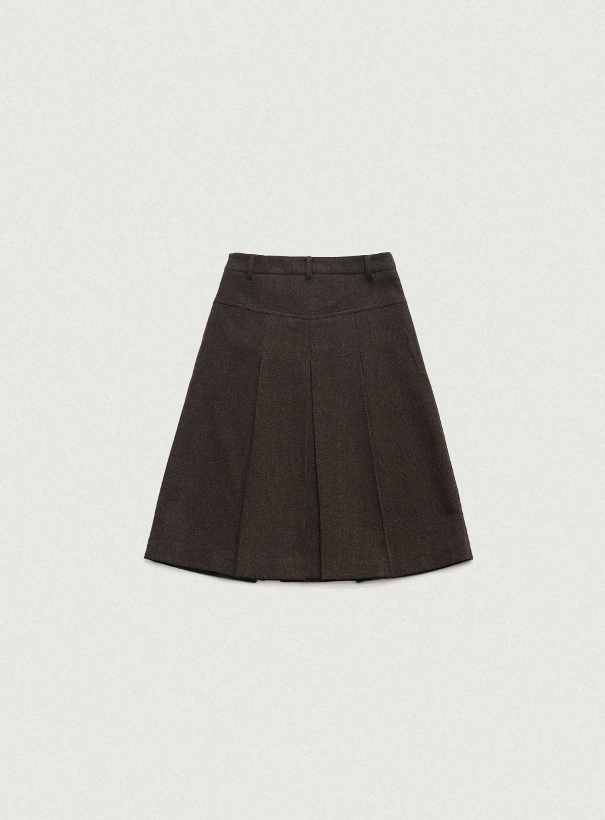 더바넷(THEBARNNET) Flint Wool Pleats Skirt