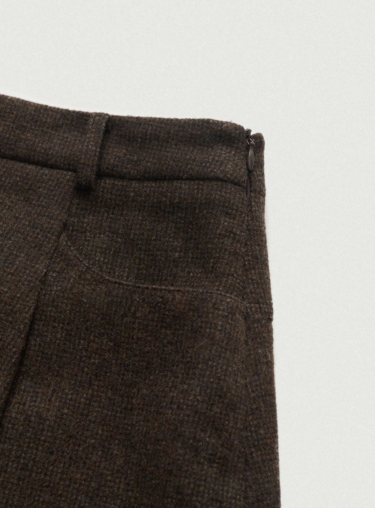 더바넷(THEBARNNET) Flint Wool Pleats Skirt