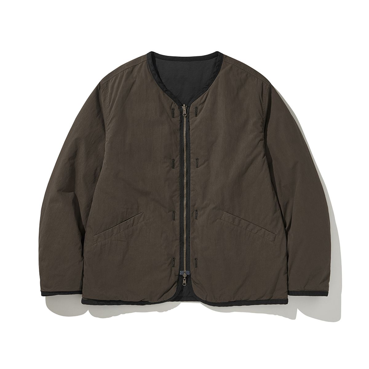 히즈핸더(HISHANDER) REVERSIBLE LINER JACKET BLACK