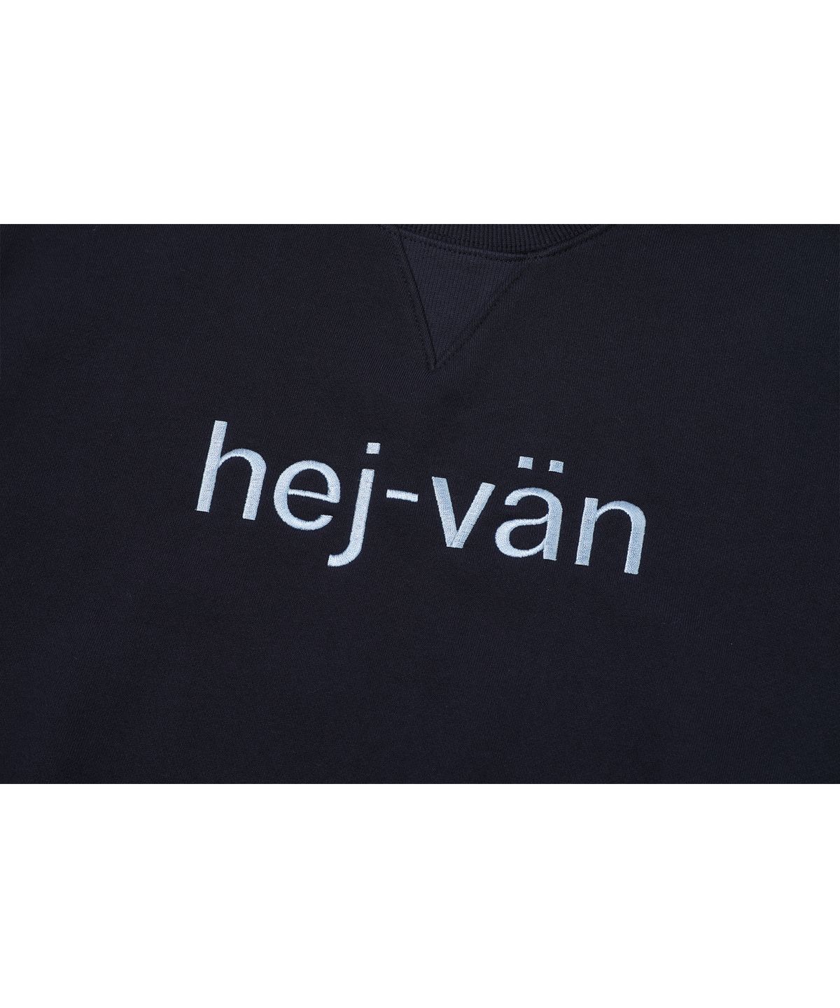 꼼파뇨(CPGN STUDIO) HEJ VAN 자수 스웨트셔츠 네이비