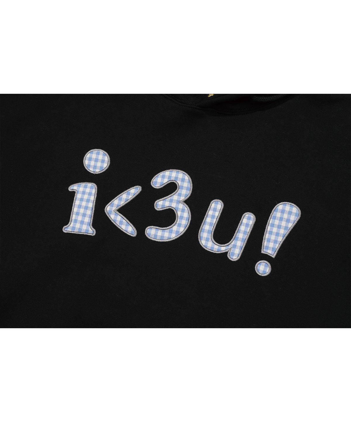 꼼파뇨(CPGN STUDIO) 러브유 패치 후드티 블랙