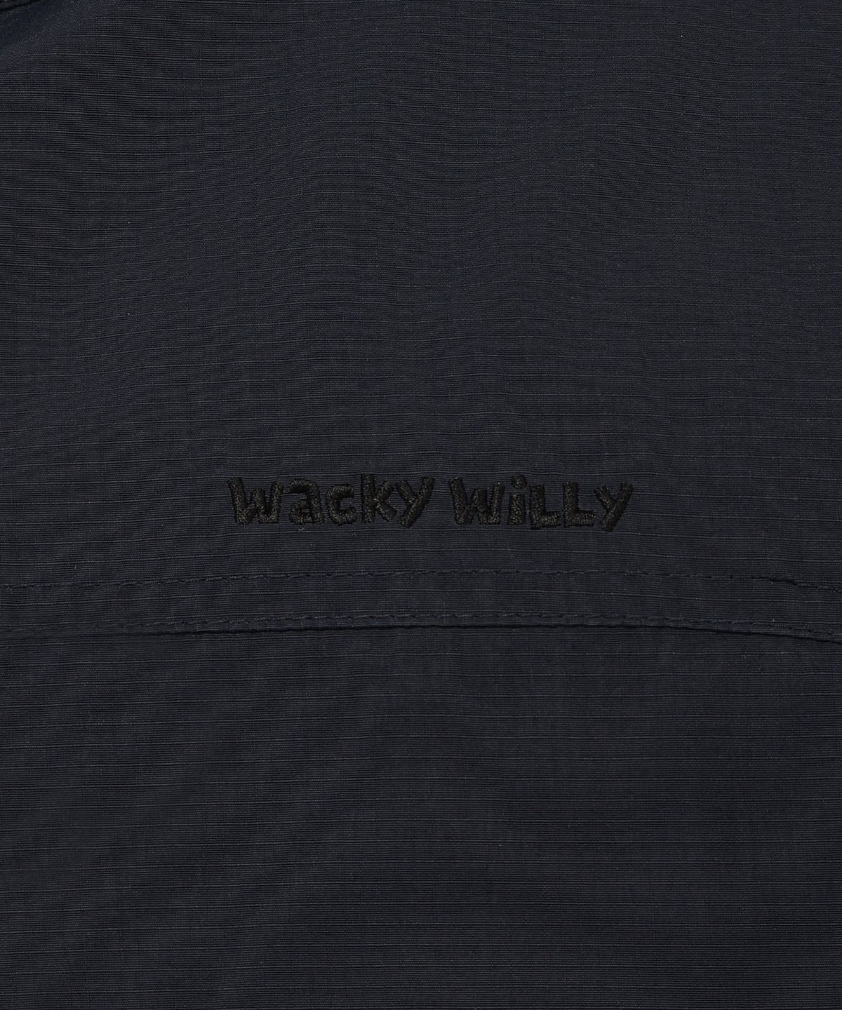 와키윌리(WACKY WILLY) 워시드 다운 숏푸퍼 네이비
