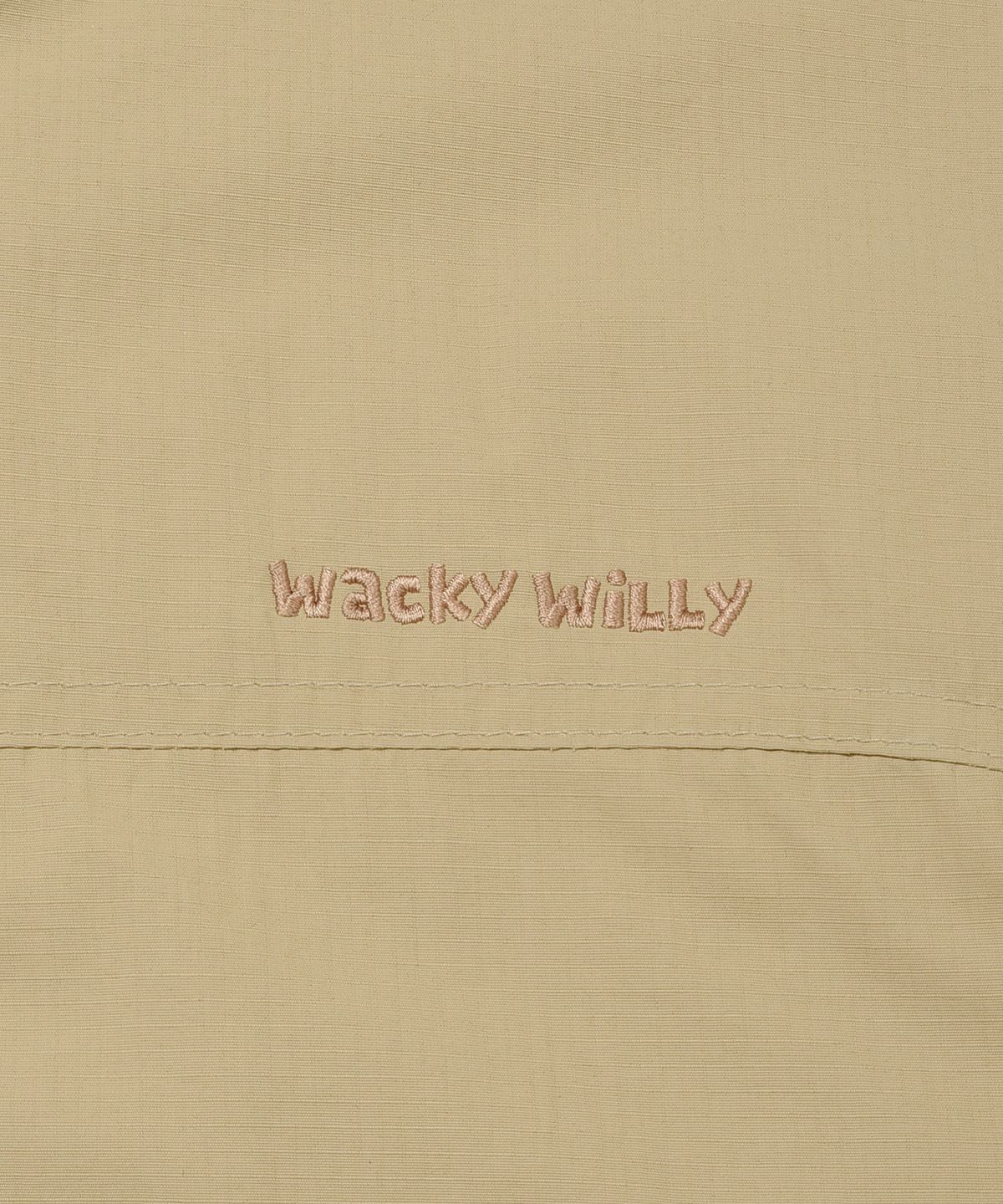와키윌리(WACKY WILLY) 워시드 다운 숏푸퍼 베이지