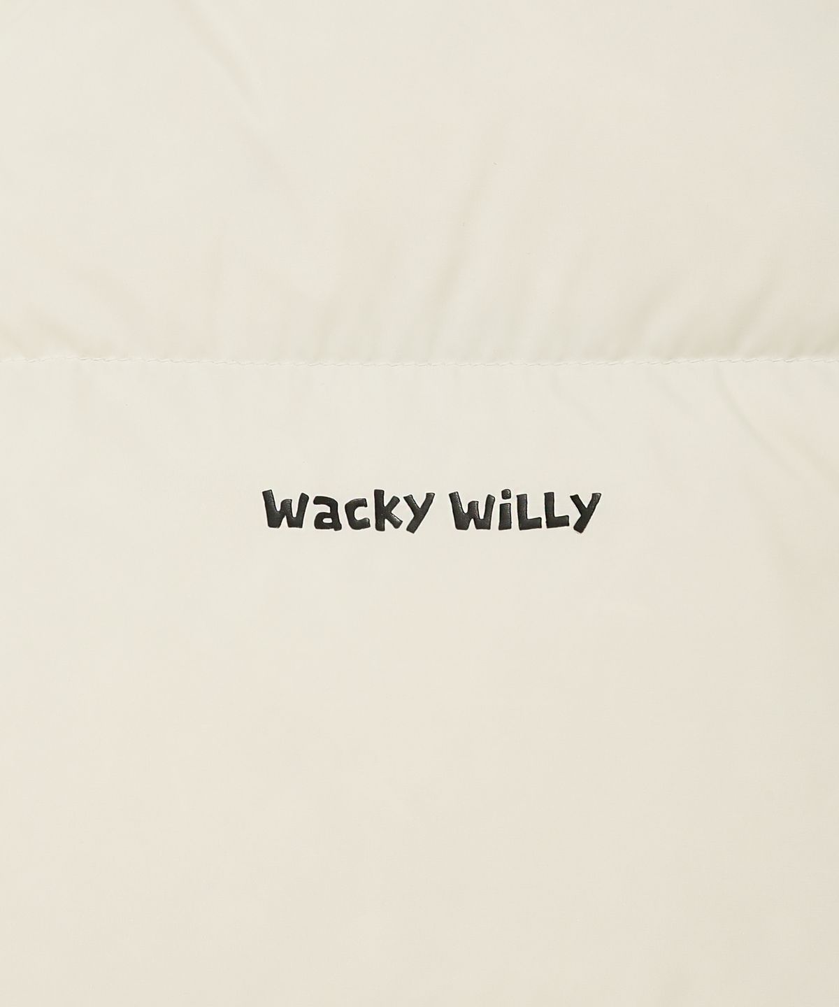 와키윌리(WACKY WILLY) 키키 그래픽 다운 숏푸퍼 크림