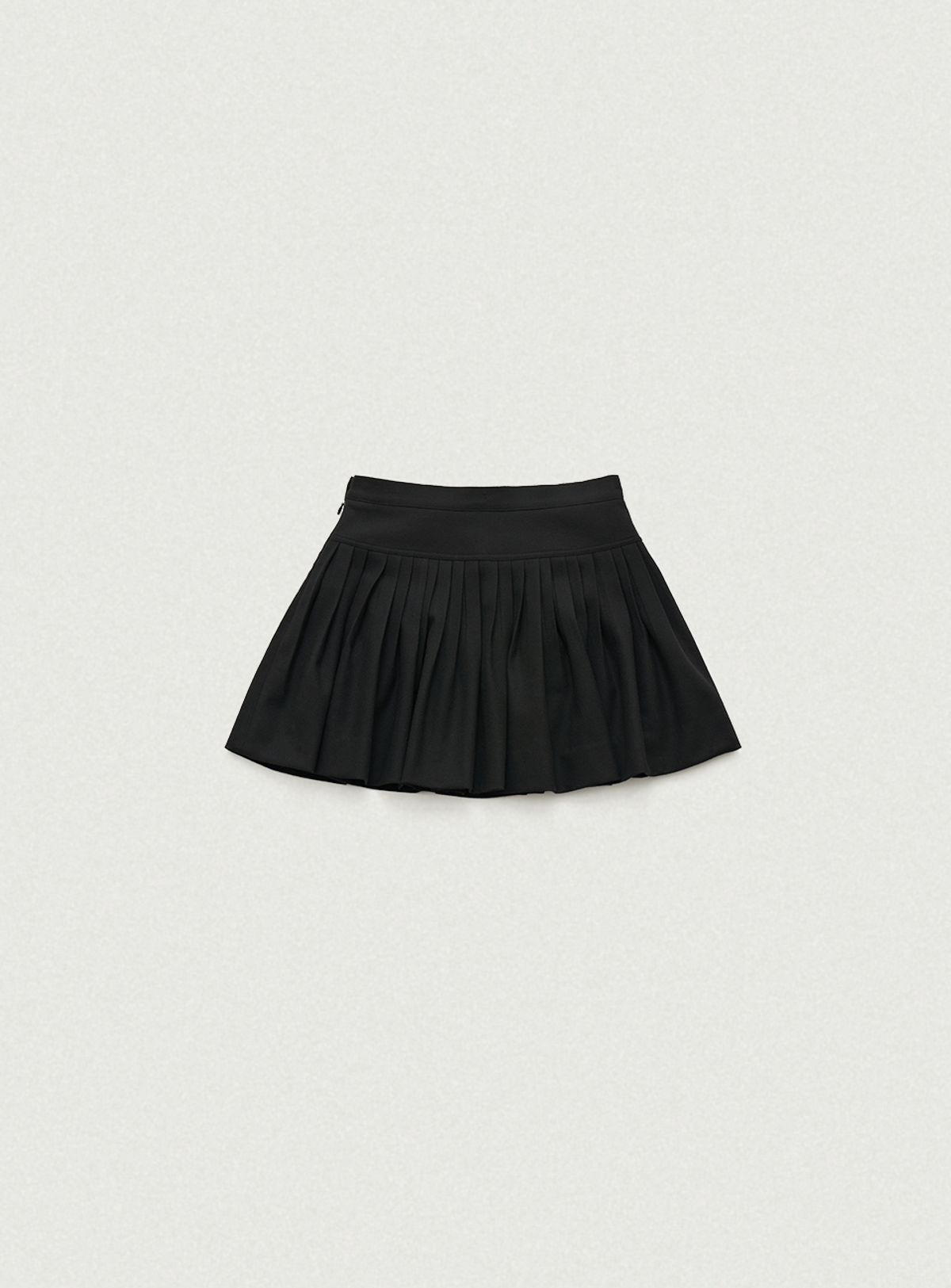 더바넷(THEBARNNET) Karelian Pleats Mini Skirt_Black