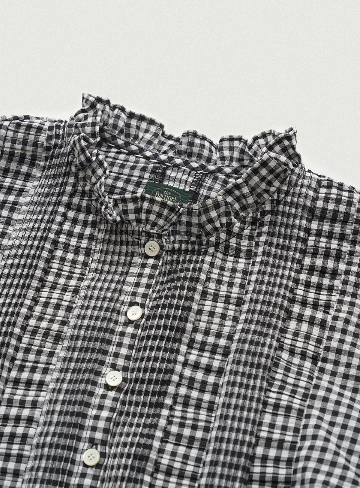 더바넷(THEBARNNET) Plene Pintuck blouse_Check