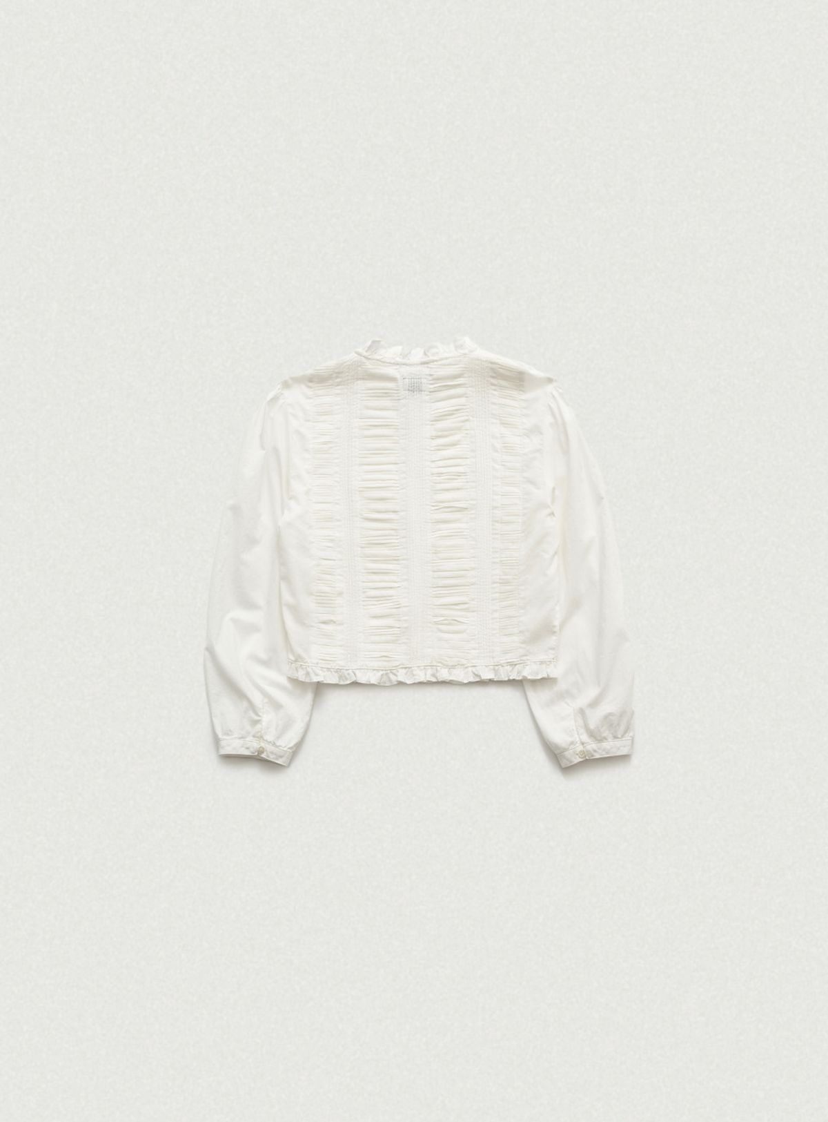 더바넷(THEBARNNET) Plene Pintuck blouse_Ivory