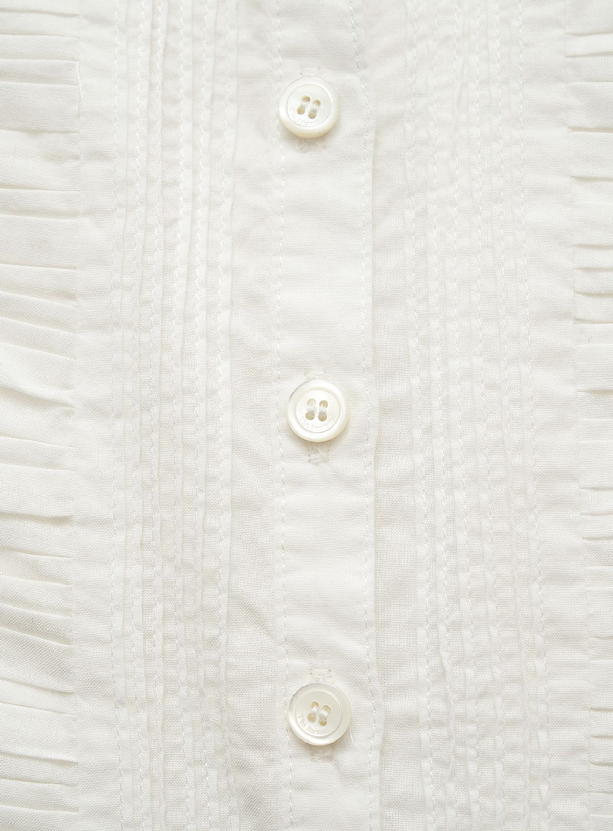 더바넷(THEBARNNET) Plene Pintuck blouse_Ivory