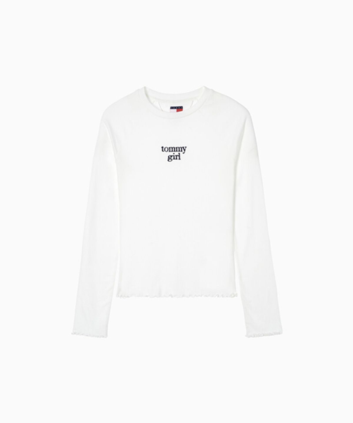 타미진스(TOMMY JEANS) 스타 그래픽 페미닌 롱 슬리브 (T32G0TTO66TWT1YBL)