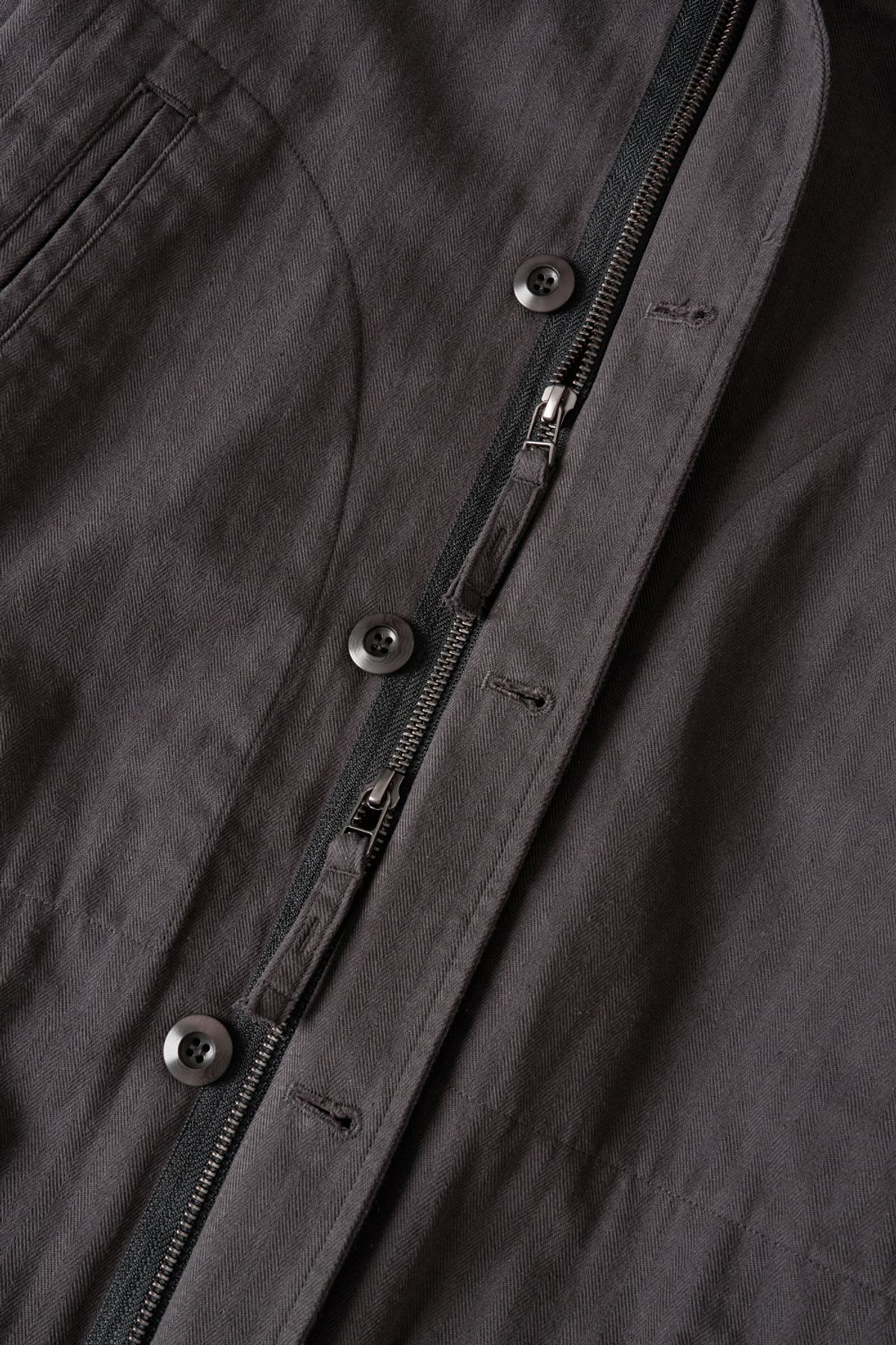 해칭룸(HATCHINGROOM) Hooded Mil Parka Charcoal