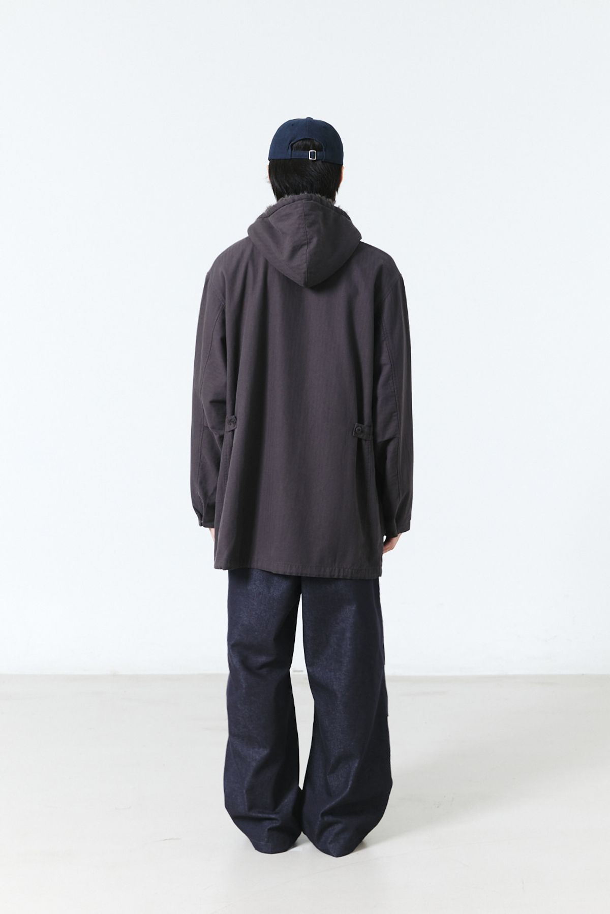 해칭룸(HATCHINGROOM) Hooded Mil Parka Charcoal