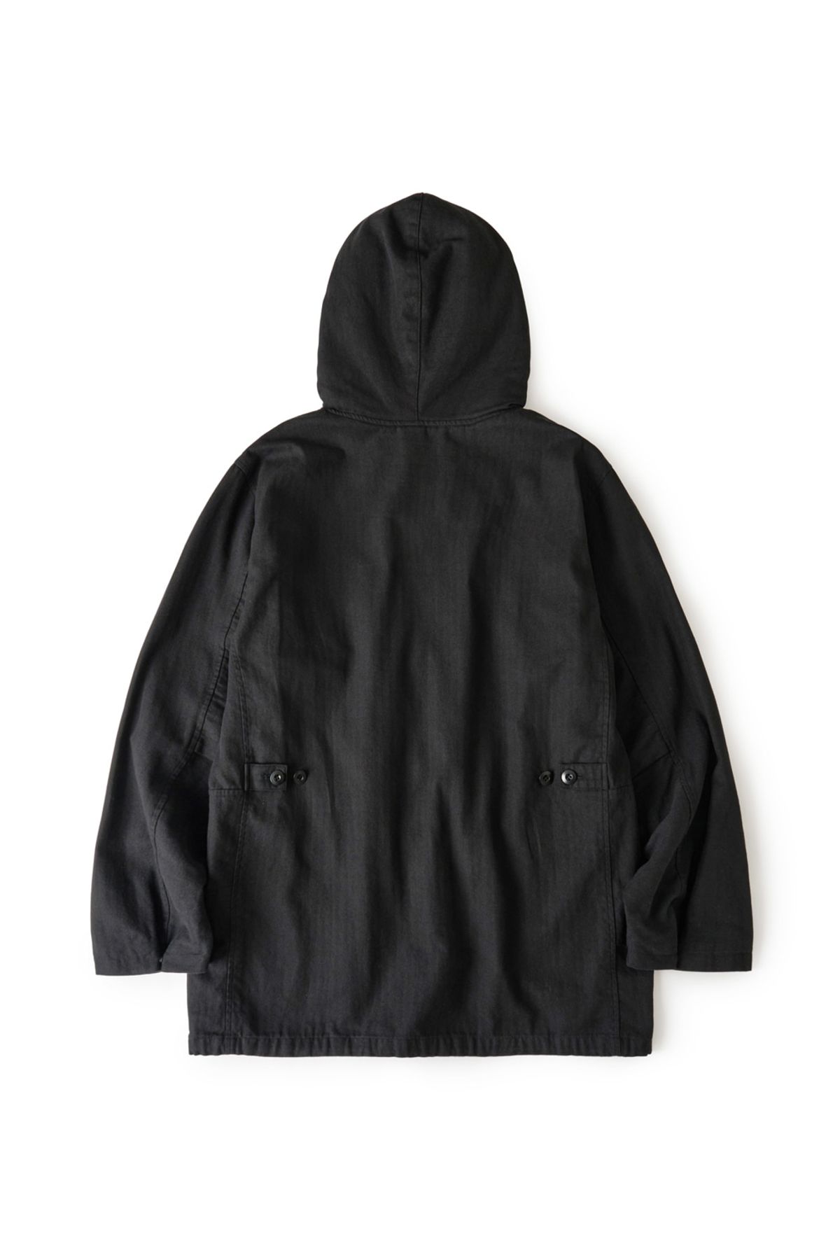 해칭룸(HATCHINGROOM) Hooded Mil Parka Black
