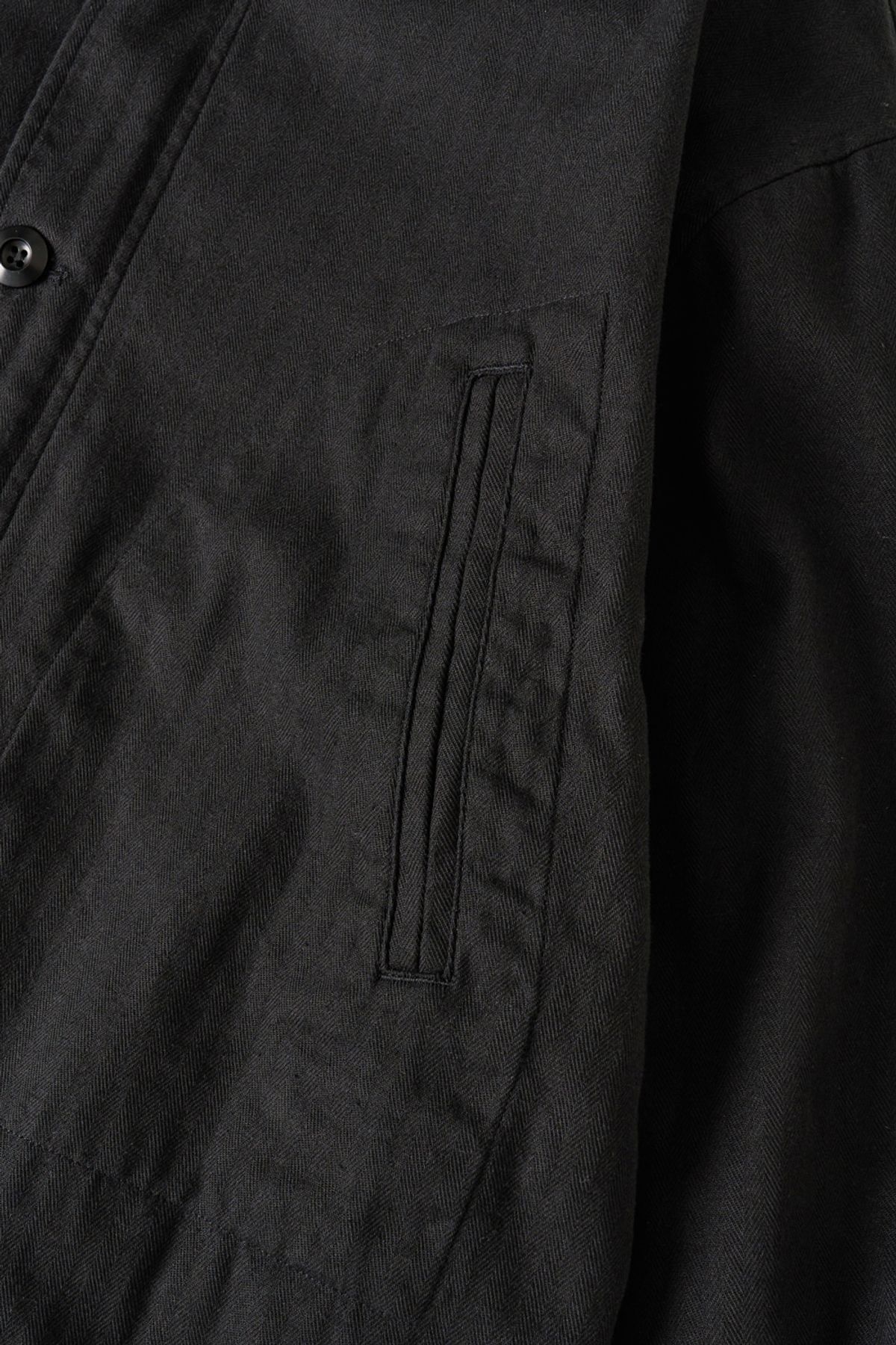해칭룸(HATCHINGROOM) Hooded Mil Parka Black