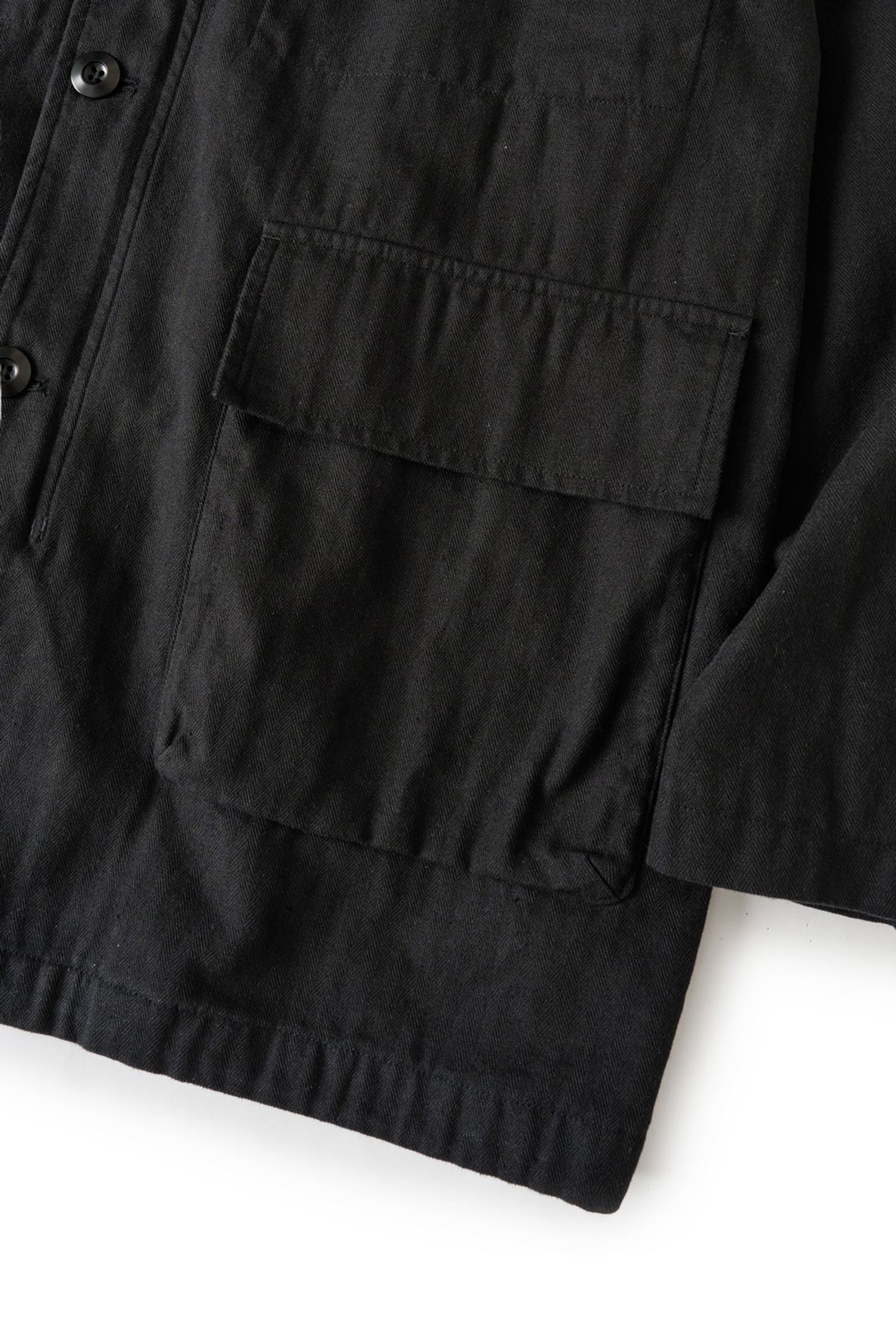 해칭룸(HATCHINGROOM) Hooded Mil Parka Black