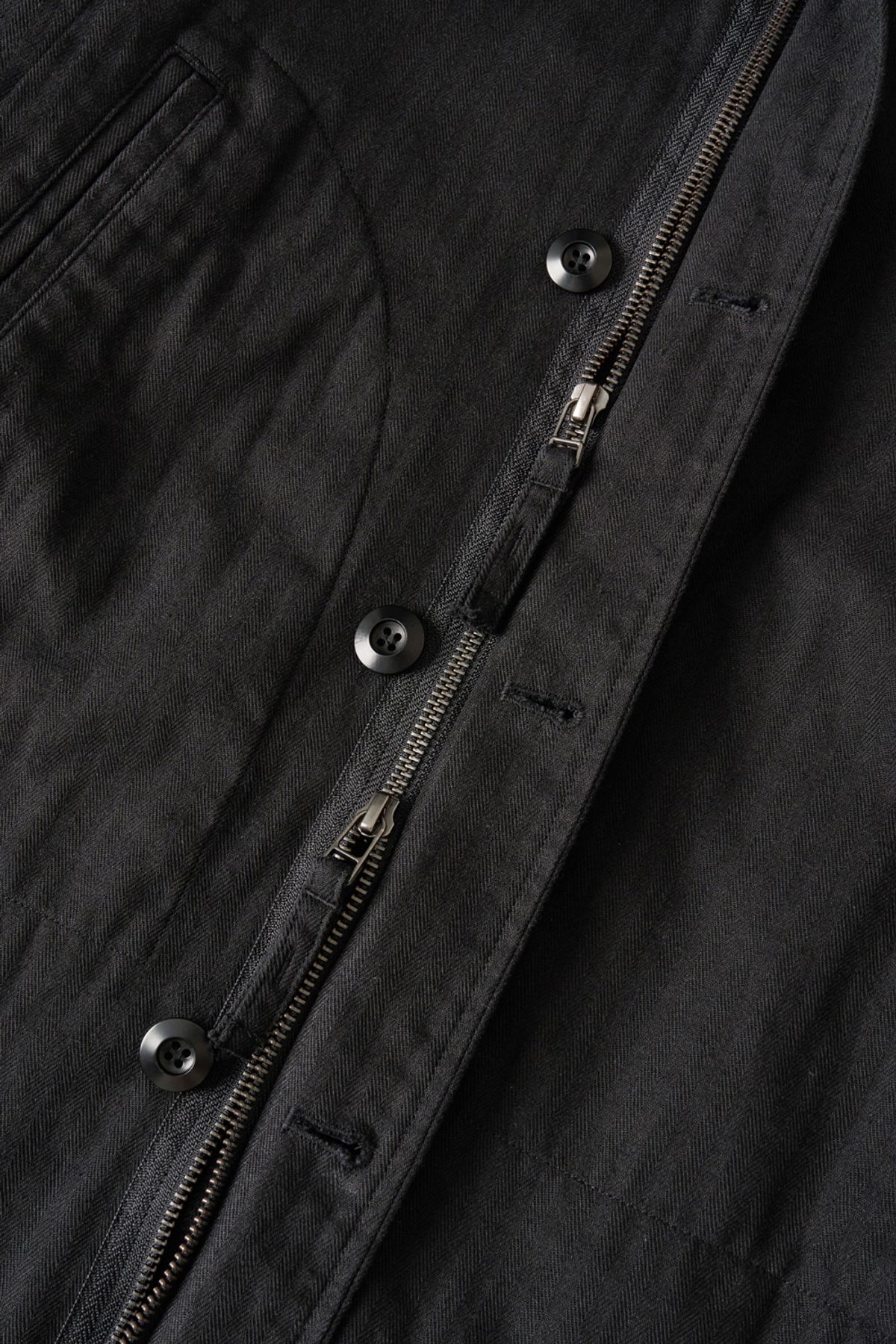 해칭룸(HATCHINGROOM) Hooded Mil Parka Black