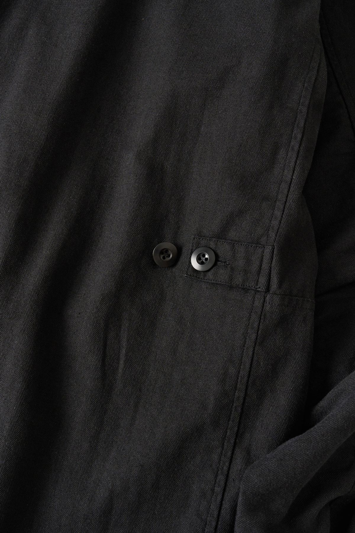해칭룸(HATCHINGROOM) Hooded Mil Parka Black