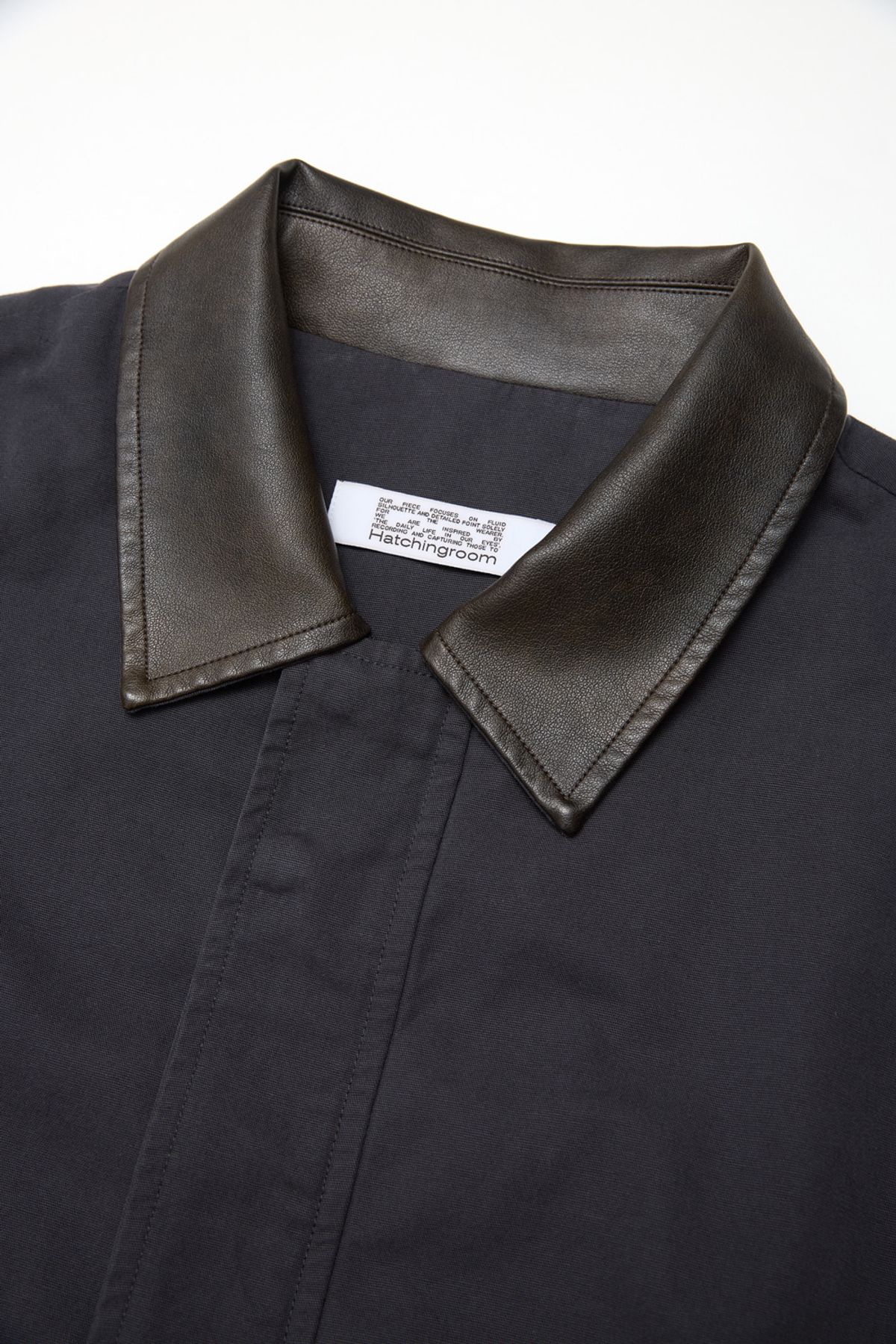 해칭룸(HATCHINGROOM) Duck Jacket Blue Charcoal