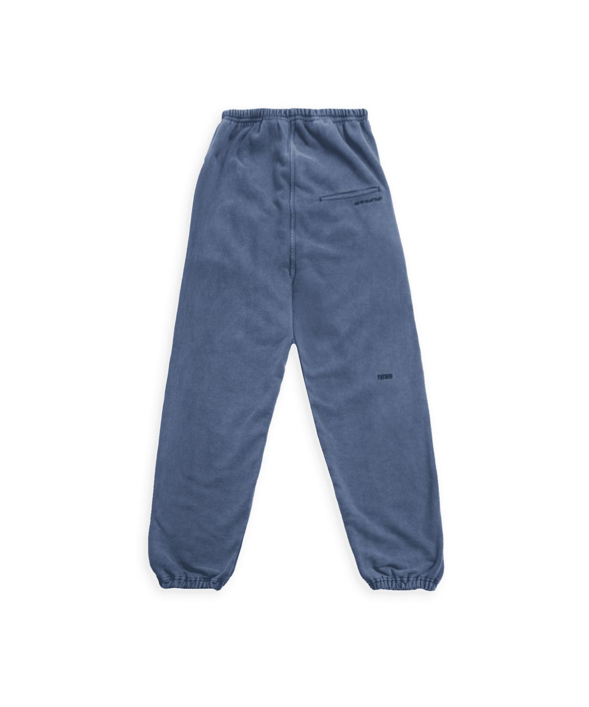 투위드(TUEWID) classic embroidery sweatpants in drop loose fit (navy)
