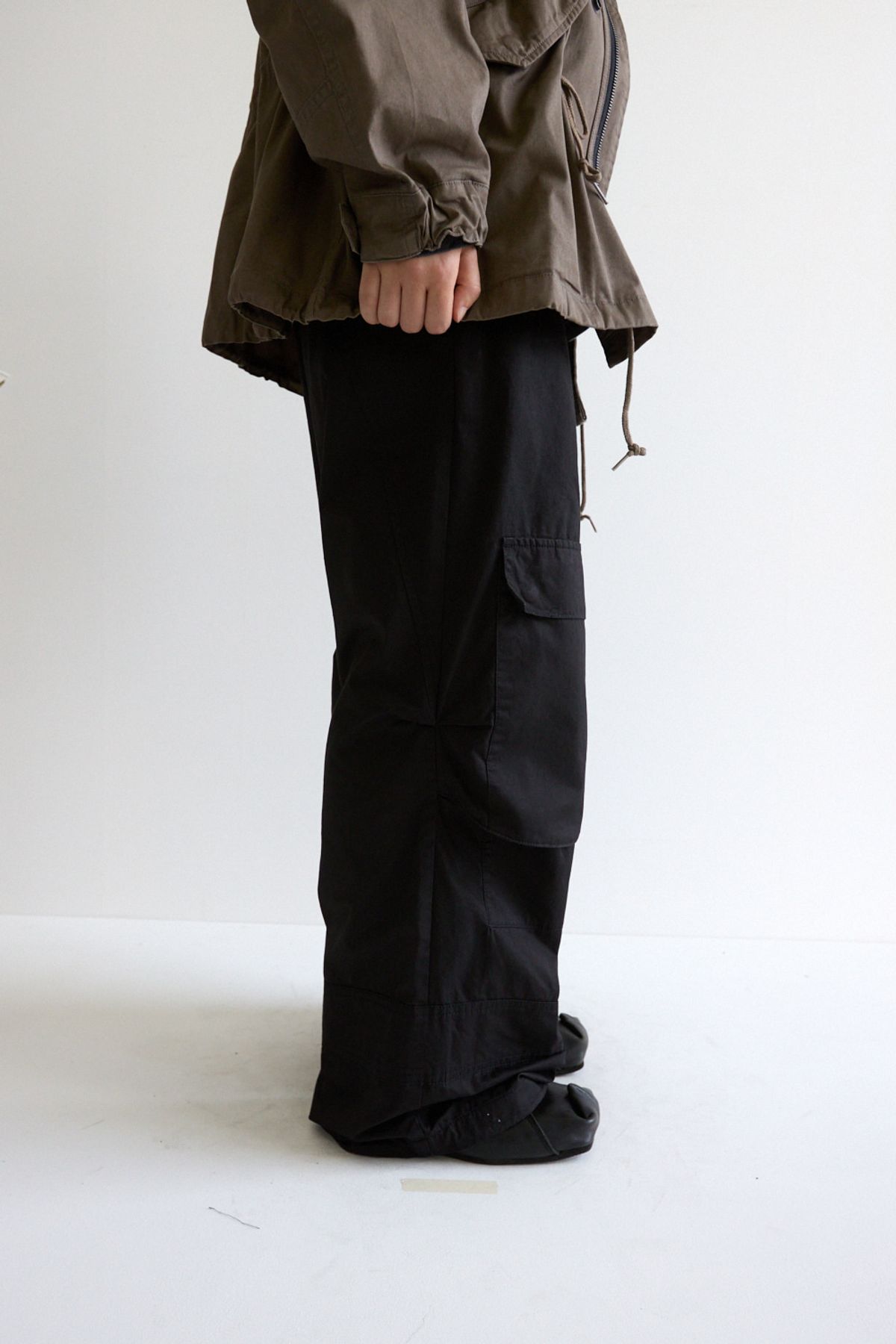 해칭룸(HATCHINGROOM) Fireman Pants Black
