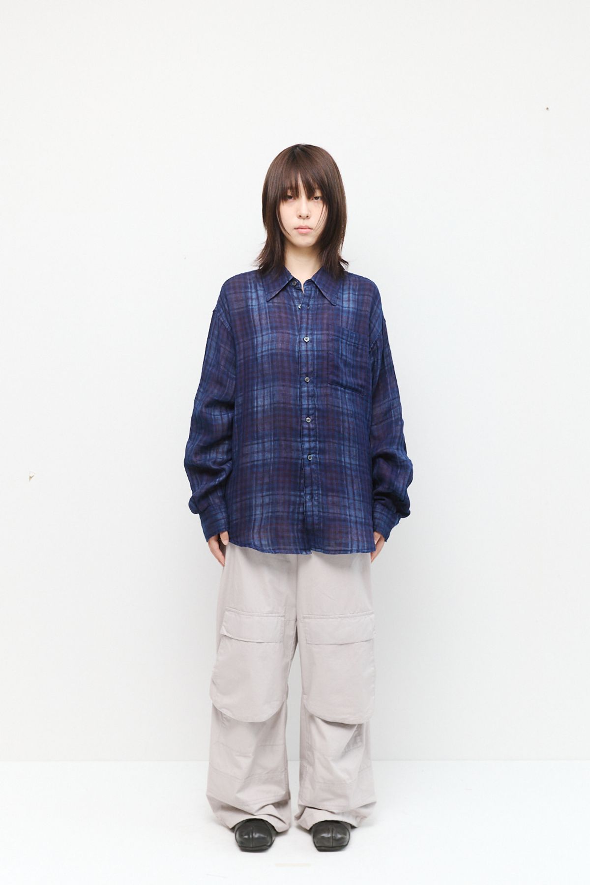 해칭룸(HATCHINGROOM) Fireman Pants Light Grey