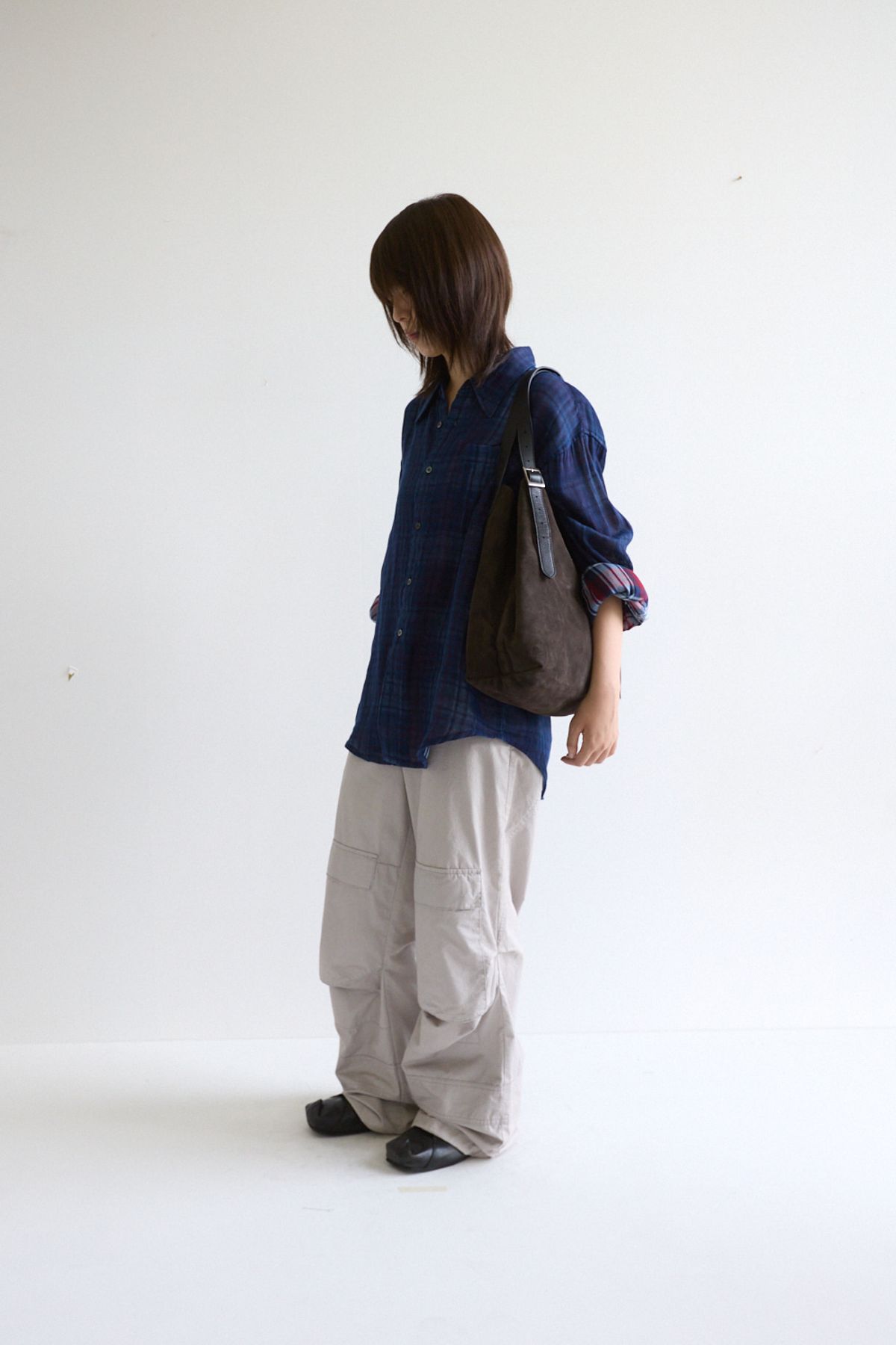 해칭룸(HATCHINGROOM) Fireman Pants Light Grey