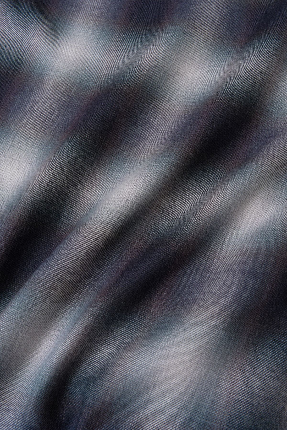 해칭룸(HATCHINGROOM) Regular Shirt Ombre Check Blue/Grey