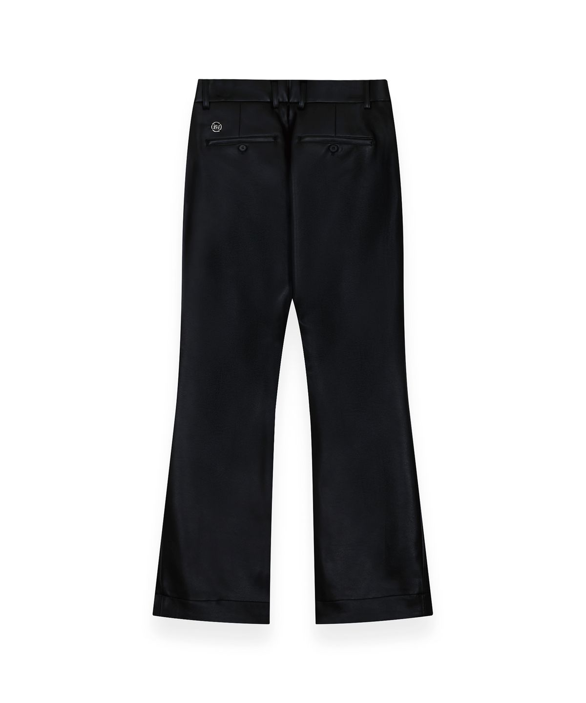 알포(R-4) R-0063 / LUX- LEATHER ZIPPER BOOTCUT PANTS