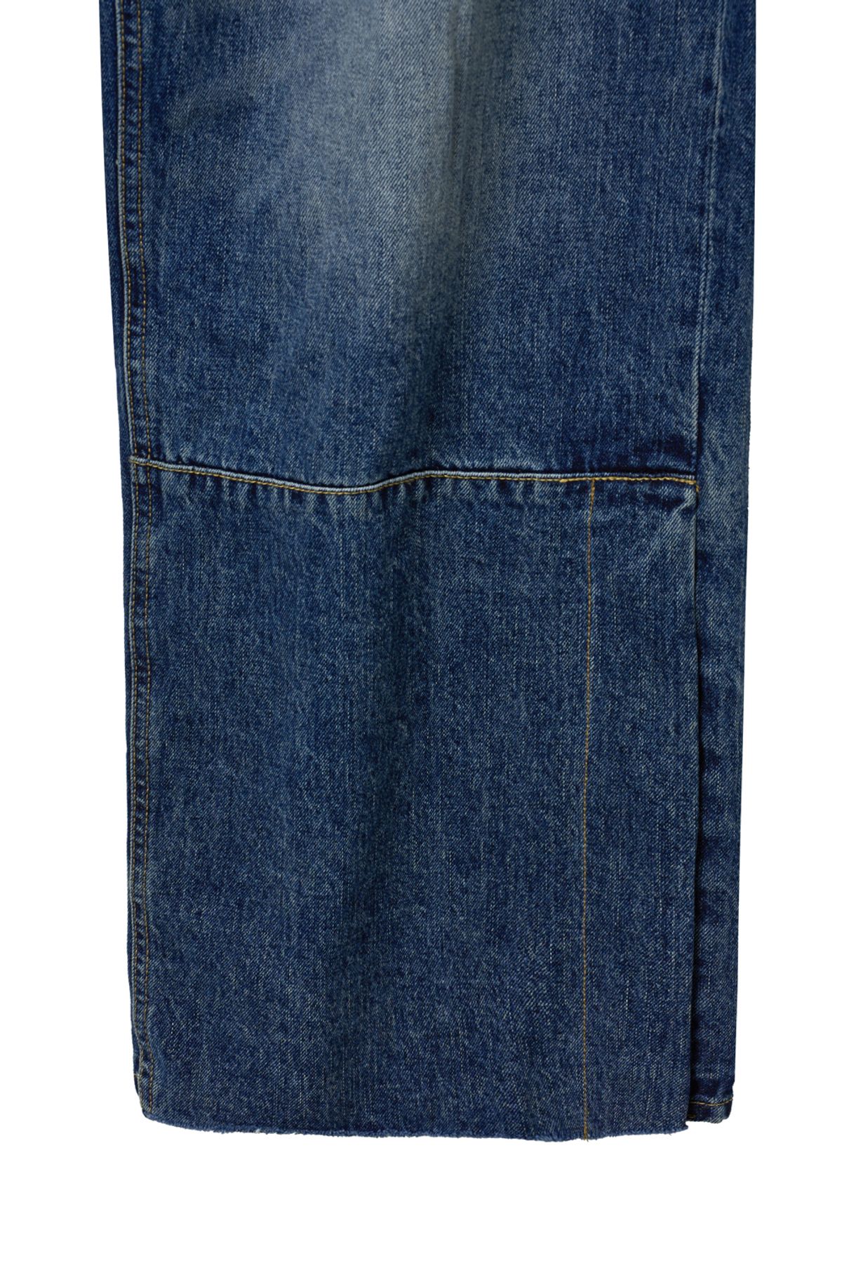 해칭룸(HATCHINGROOM) Flare Button Jeans Washed Blue