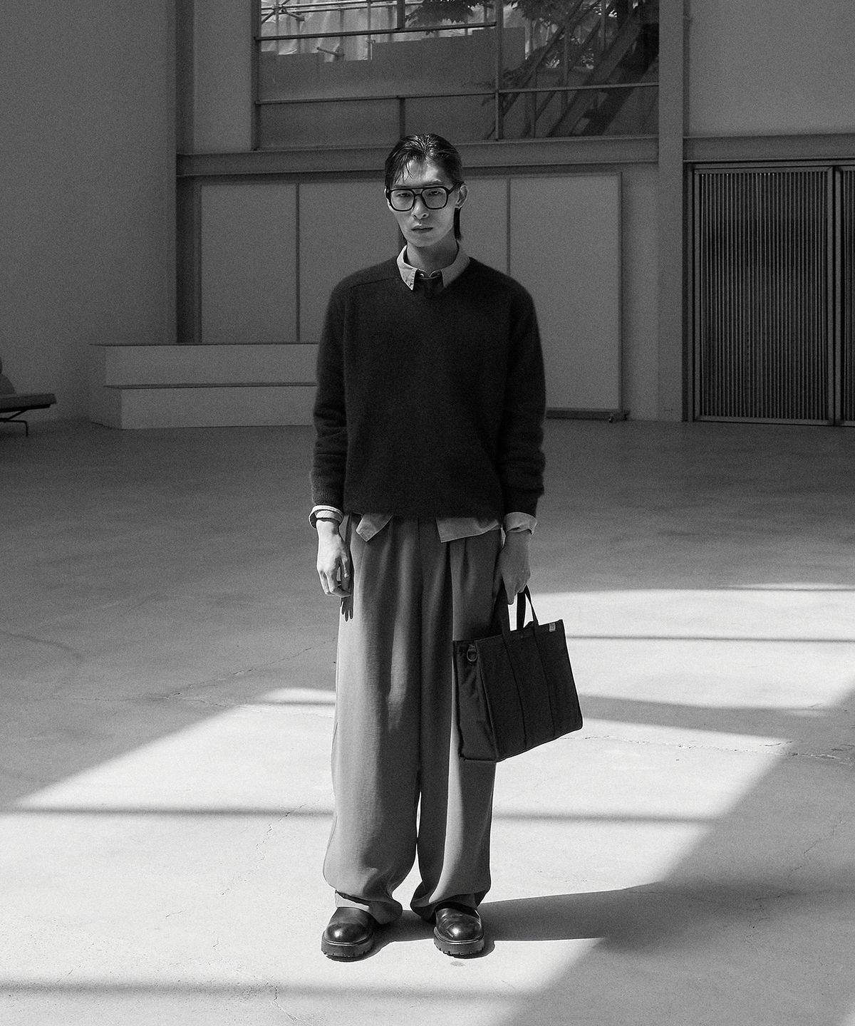 스위치(SWEETCH) TOTE BRIEF 001 WIDE M Graphite