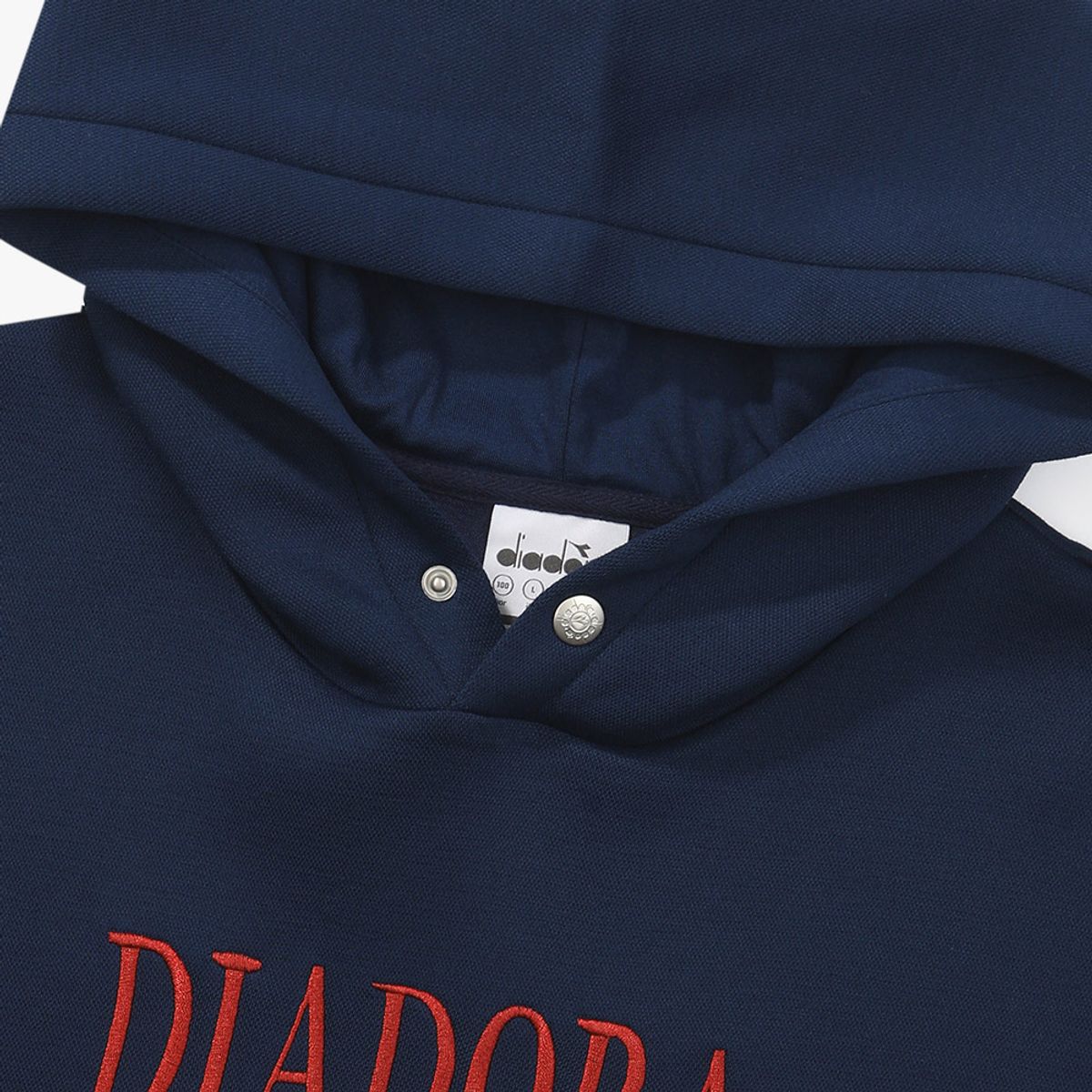 디아도라(diadora) 에어쿠션 후드티셔츠 BLUE