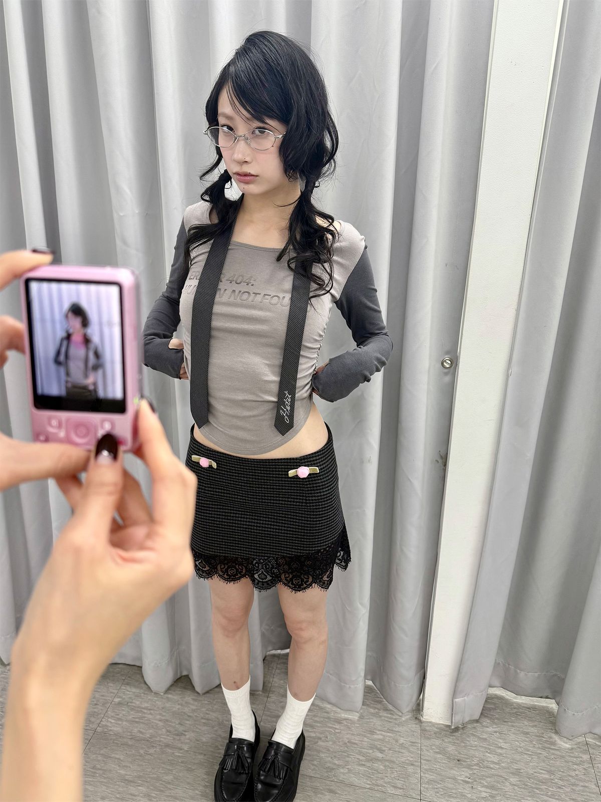 헤티(HETIT) 에러 404 셔링 워머 탑 (머드그레이)