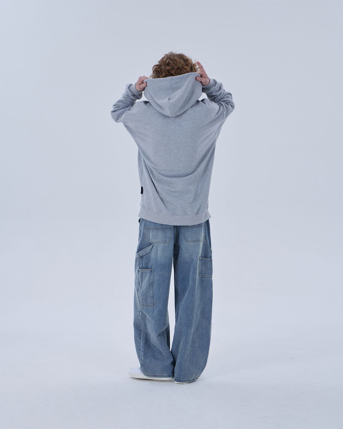 디스펑트(DYSFUNCT) KEY RING WASHING DENIM PANTS (LIGHT BLUE)