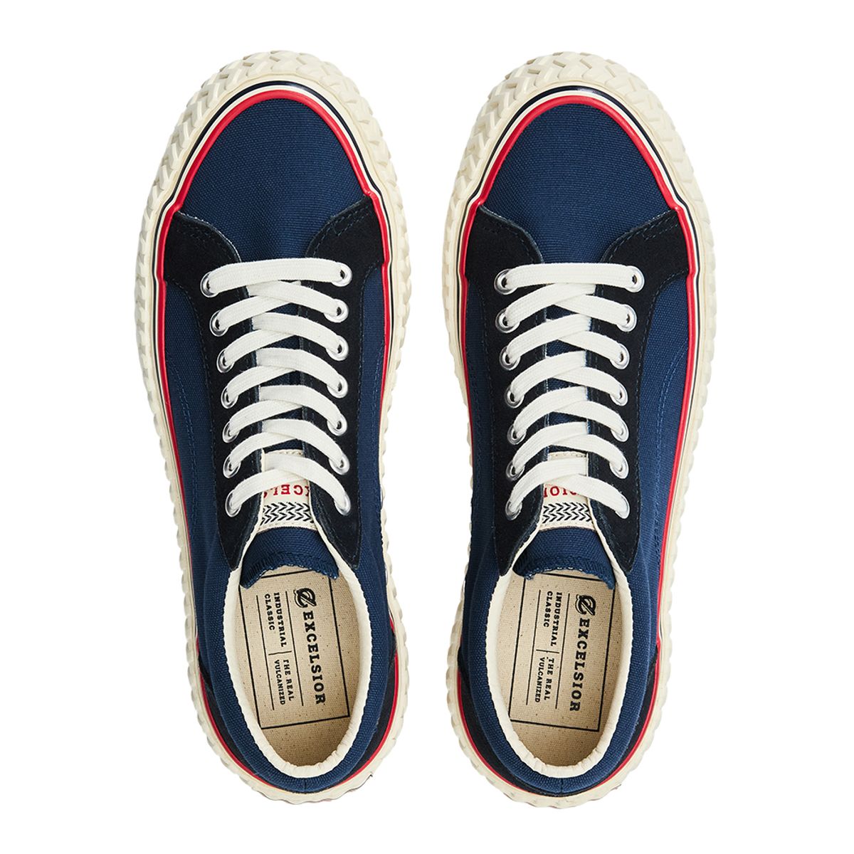엑셀시오르(EXCELSIOR) 2025FW BOLT RETRO NAVY WHITE 스니커즈 Unisex Size