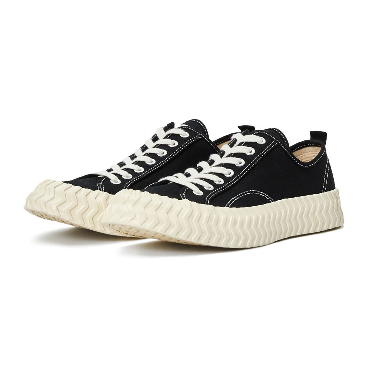 엑셀시오르(EXCELSIOR) 2025FW BOLT LAYER BLACK WHITE 스니커즈 Unisex Size