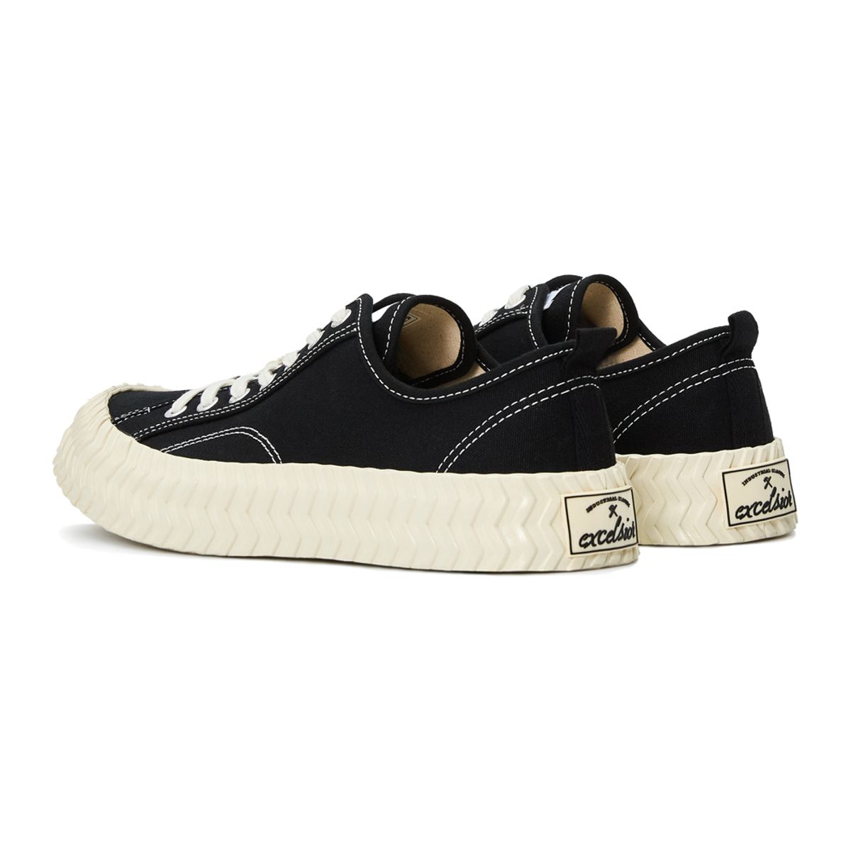 엑셀시오르(EXCELSIOR) 2025FW BOLT LAYER BLACK WHITE 스니커즈 Unisex Size
