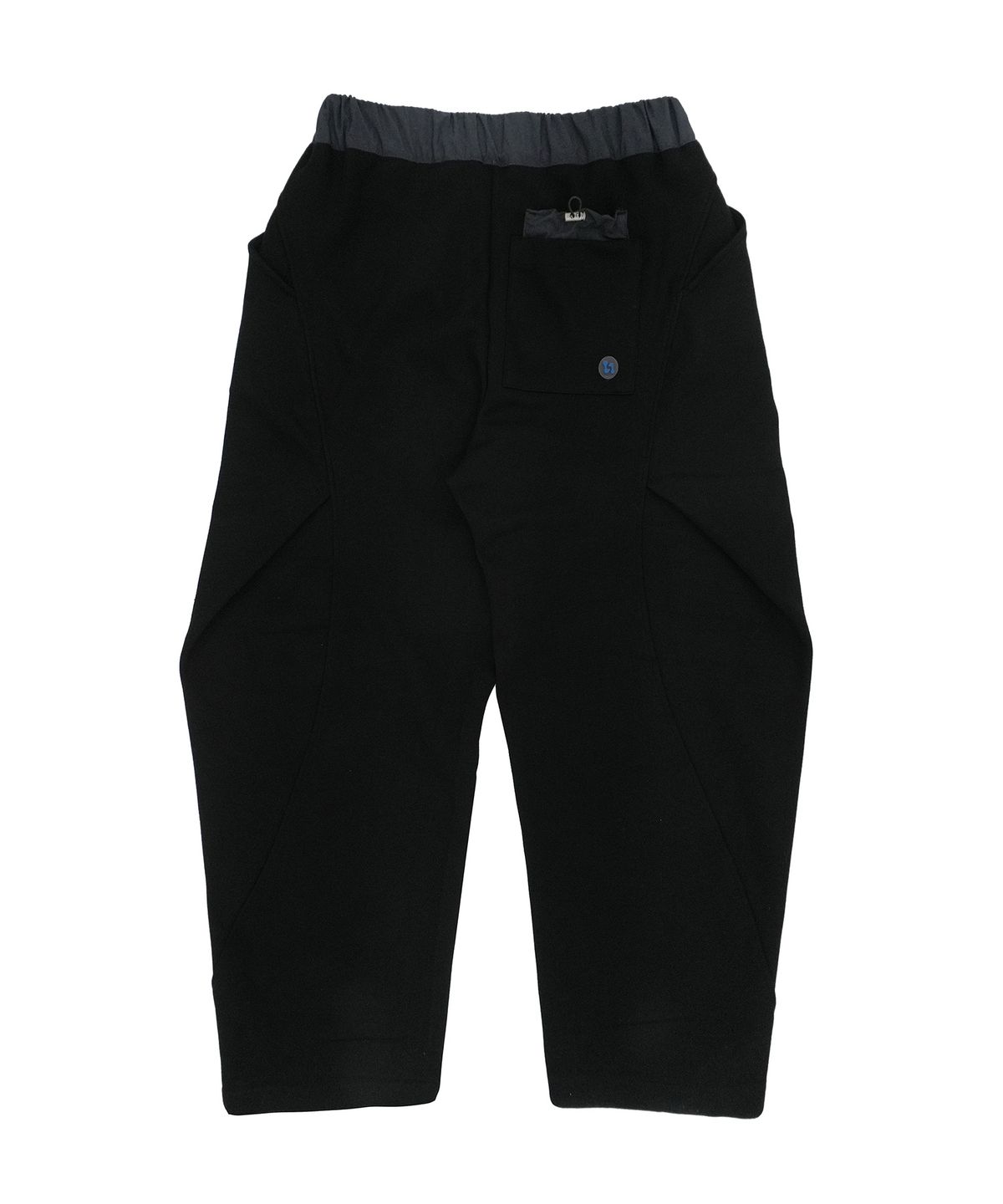 휴이(HUEY) Button-Fly Curved Sweatpants Black