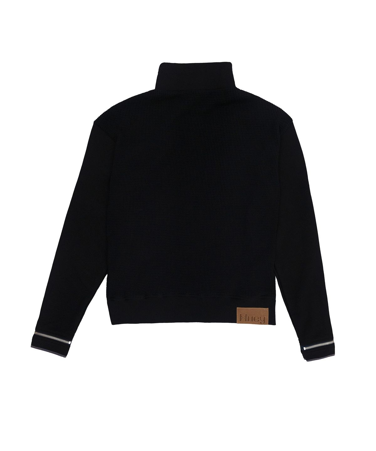 휴이(HUEY) Side-Zip Neck Track Top Black