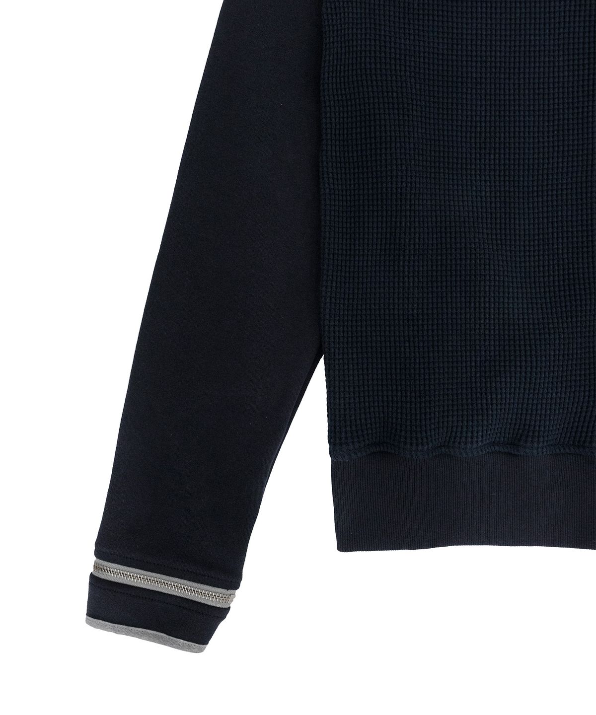 휴이(HUEY) Side-Zip Neck Track Top Navy