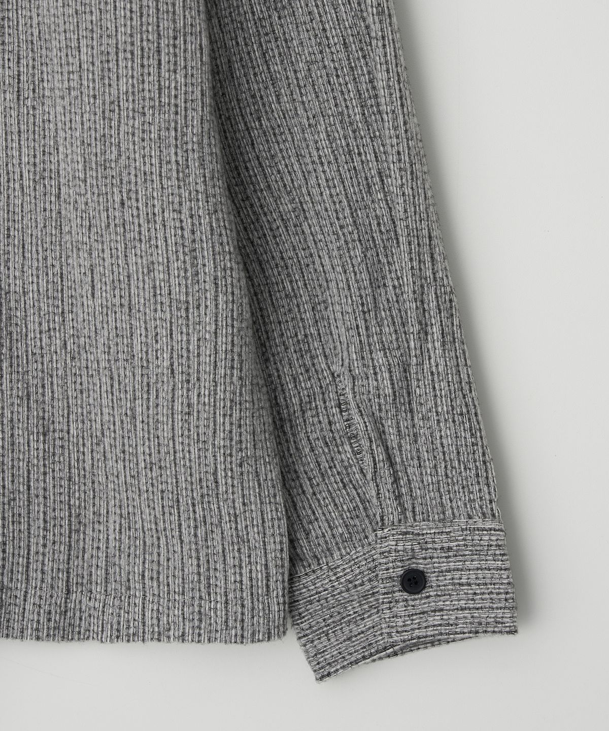 조질롱(JOJILONG) JN313 Soft Velvet Rib Shirt - GREY