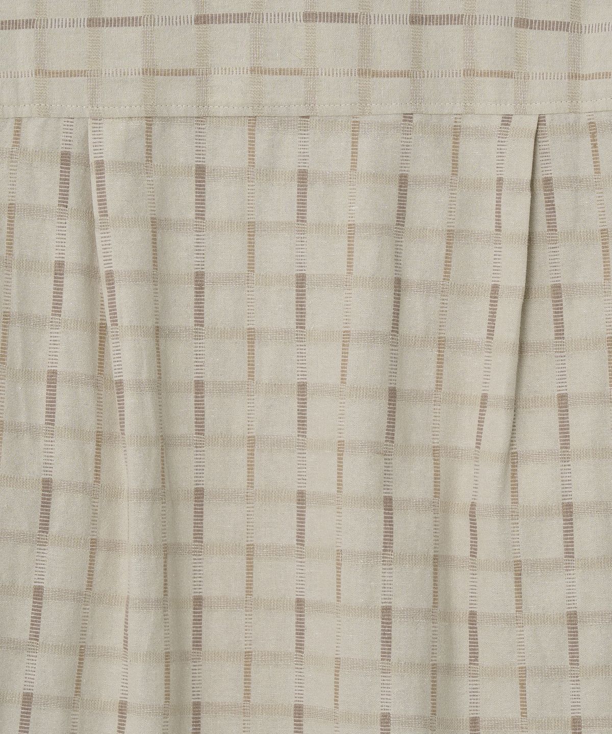 조질롱(JOJILONG) JN326 Welt Pocket Check Shirt - OATMEAL GRID