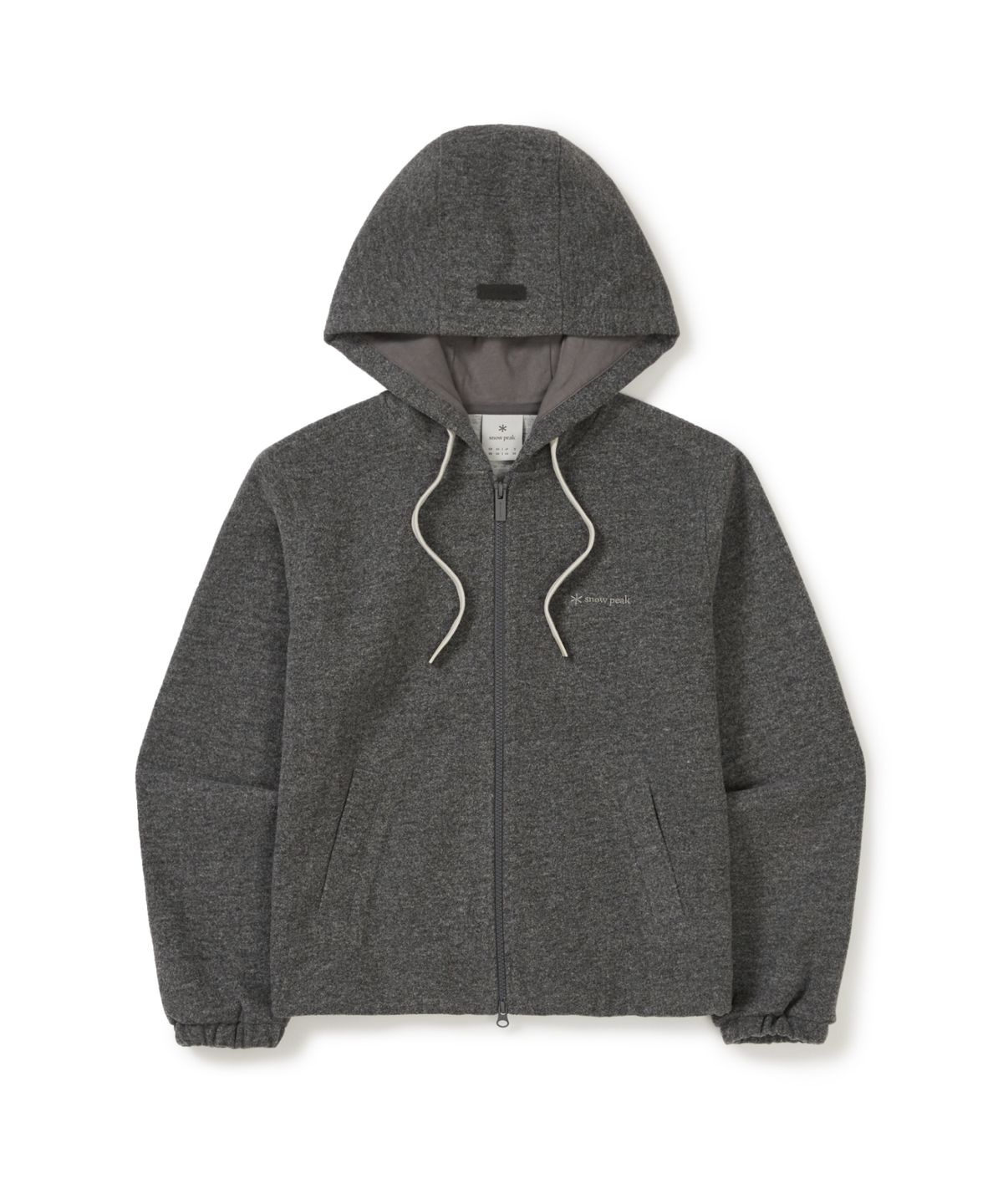 스노우피크 어패럴(SNOWPEAK APPAREL) 에센셜울 여성 후드 집업 (S25WWFFJ07) Charcoal