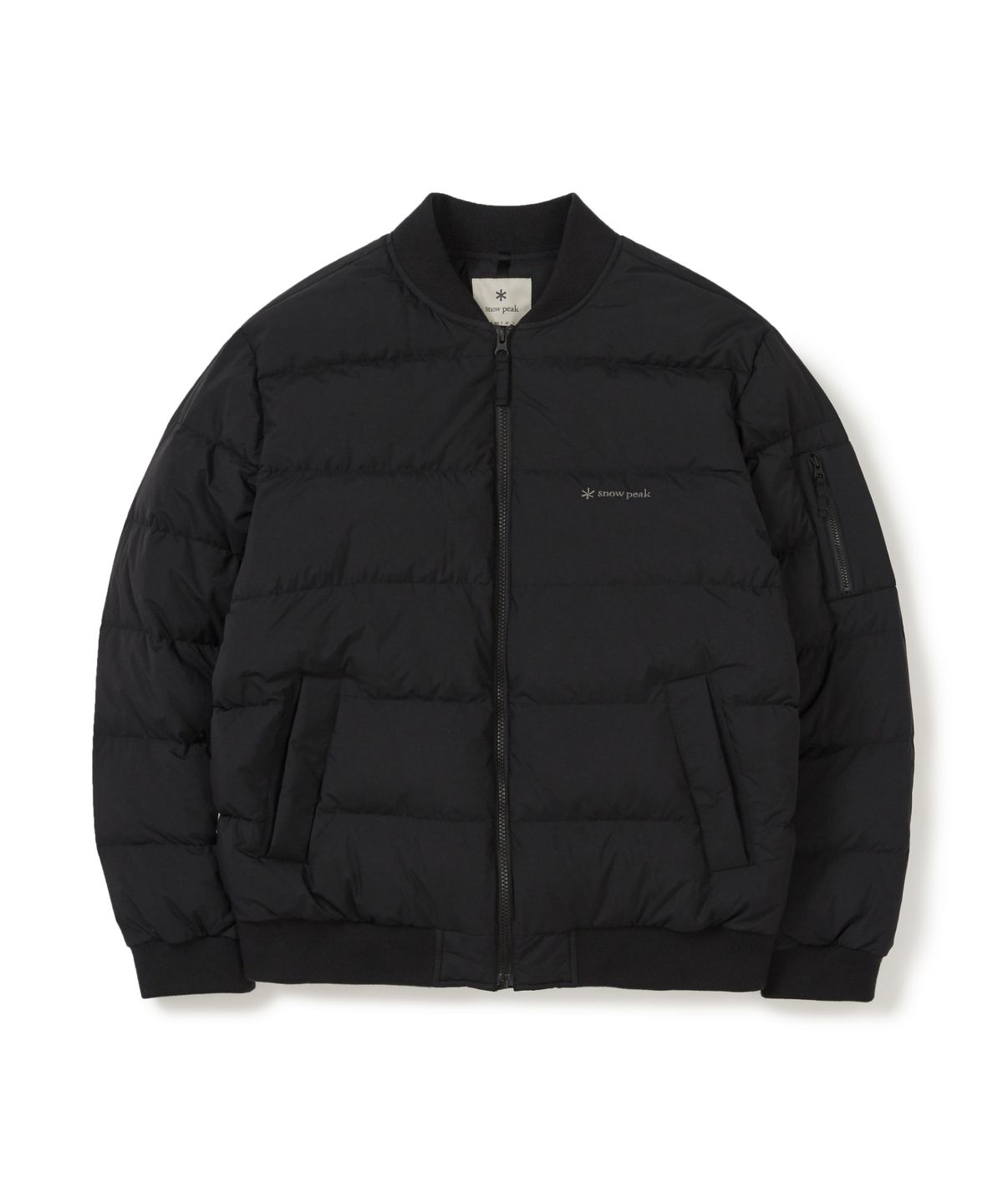 스노우피크 어패럴(SNOWPEAK APPAREL) 랜드에어 봄버 다운 자켓 (S25WMGDJ54) Black