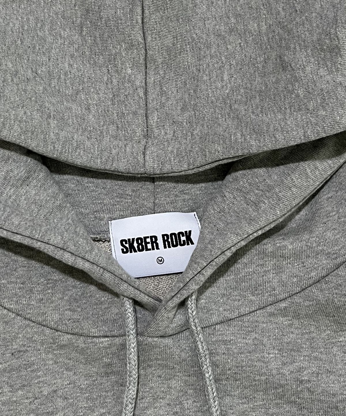 스케이터락(SK8ER ROCK) Small Logo Sweat Hoodie ((melange gray))